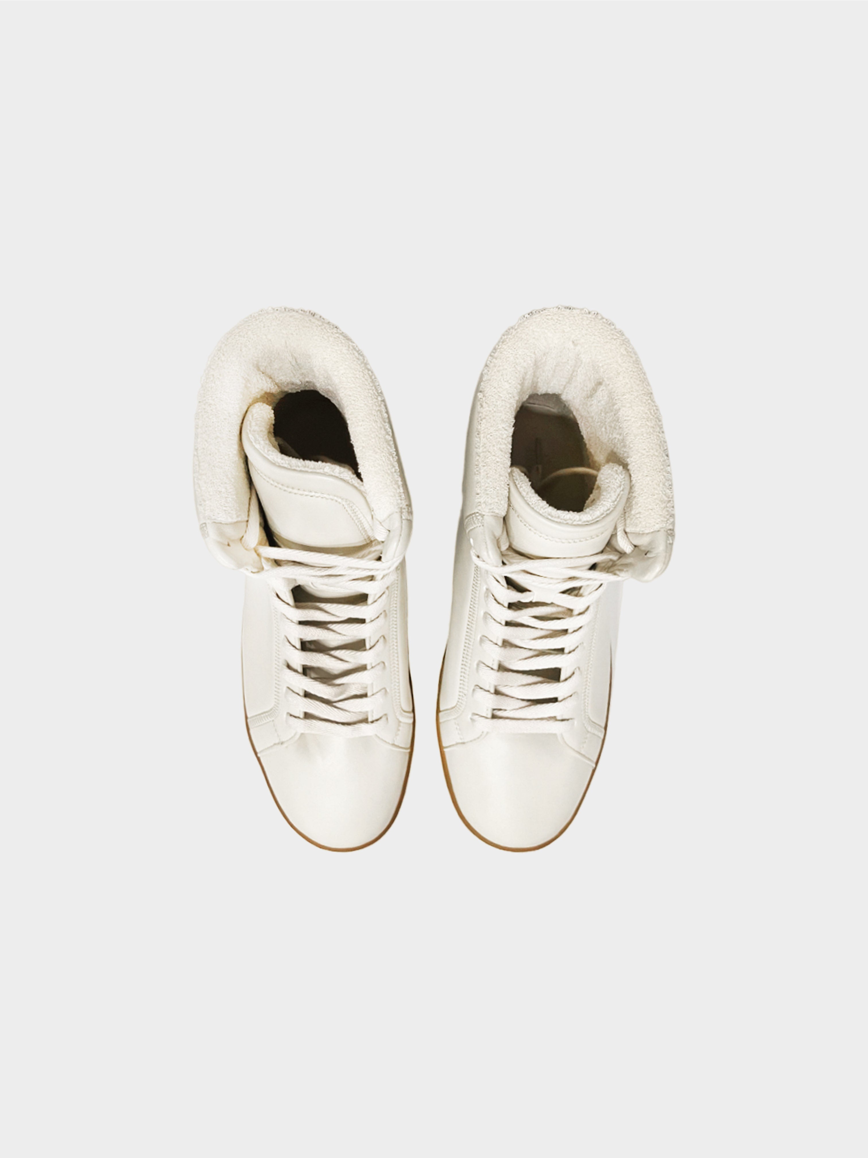 Bottega Veneta 2020s Cream High Top Sneakers