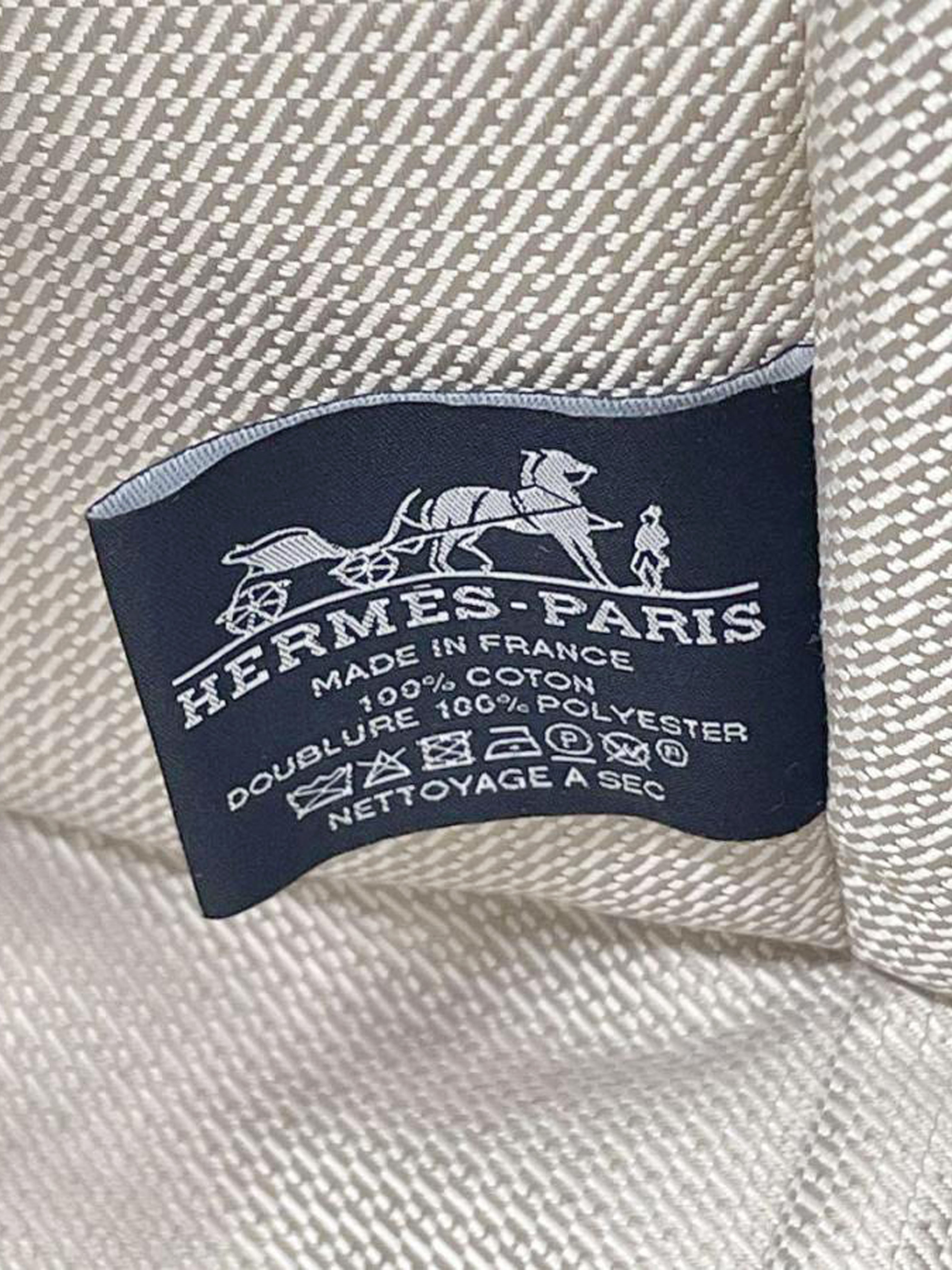 Hermès 2010s Grey and Jaune Citron Bride-a-Brac Bag