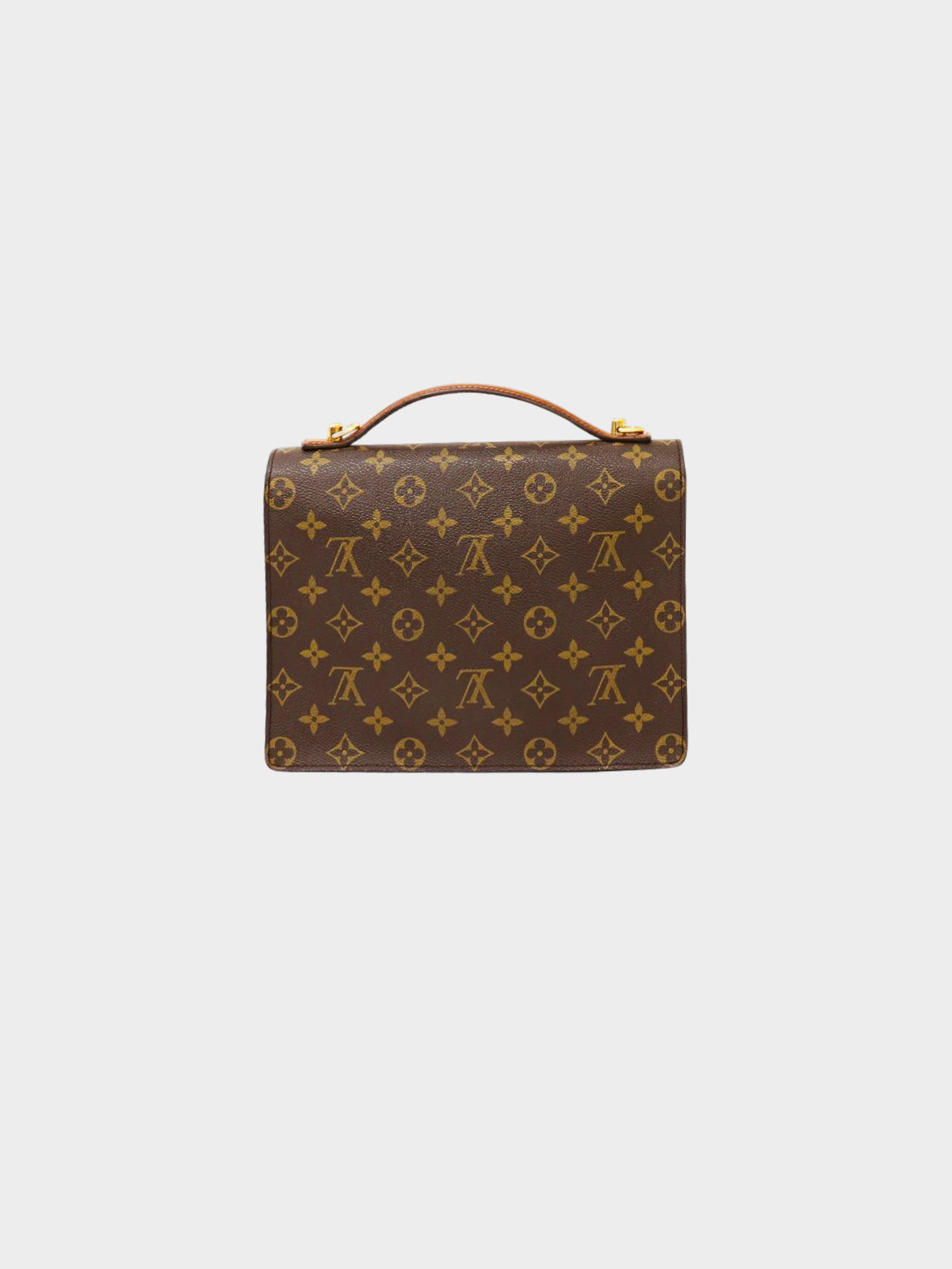 Louis Vuitton 1991 Monogram Monceau 28 Handbag