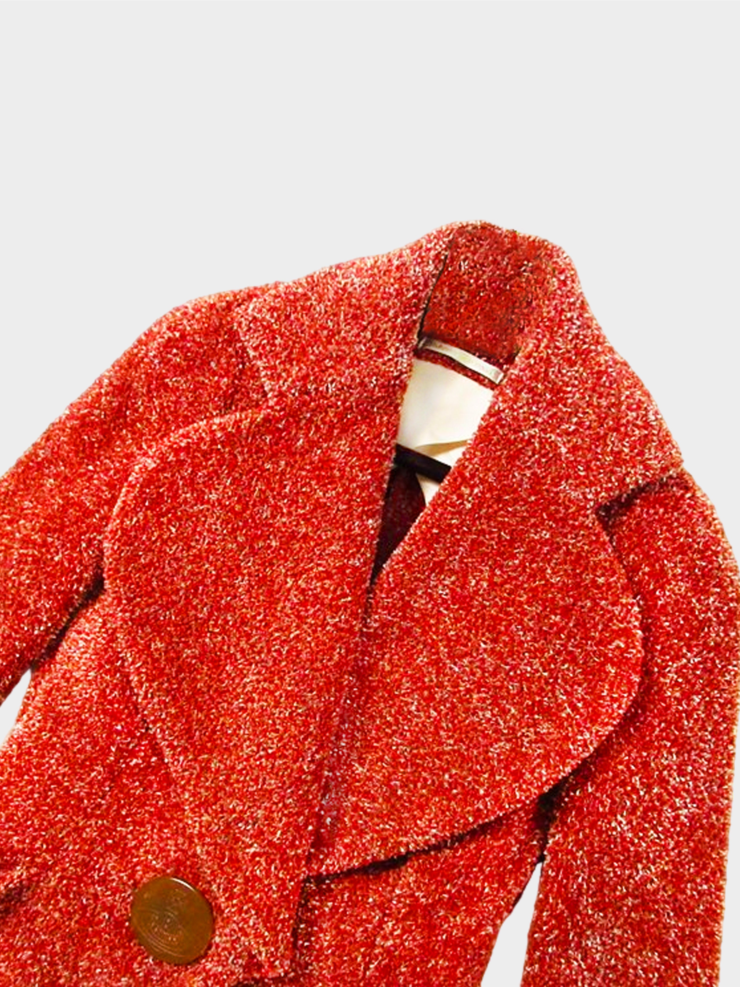 Vivienne Westwood FW 1998 Rare Red Tweed Early Love Jacket