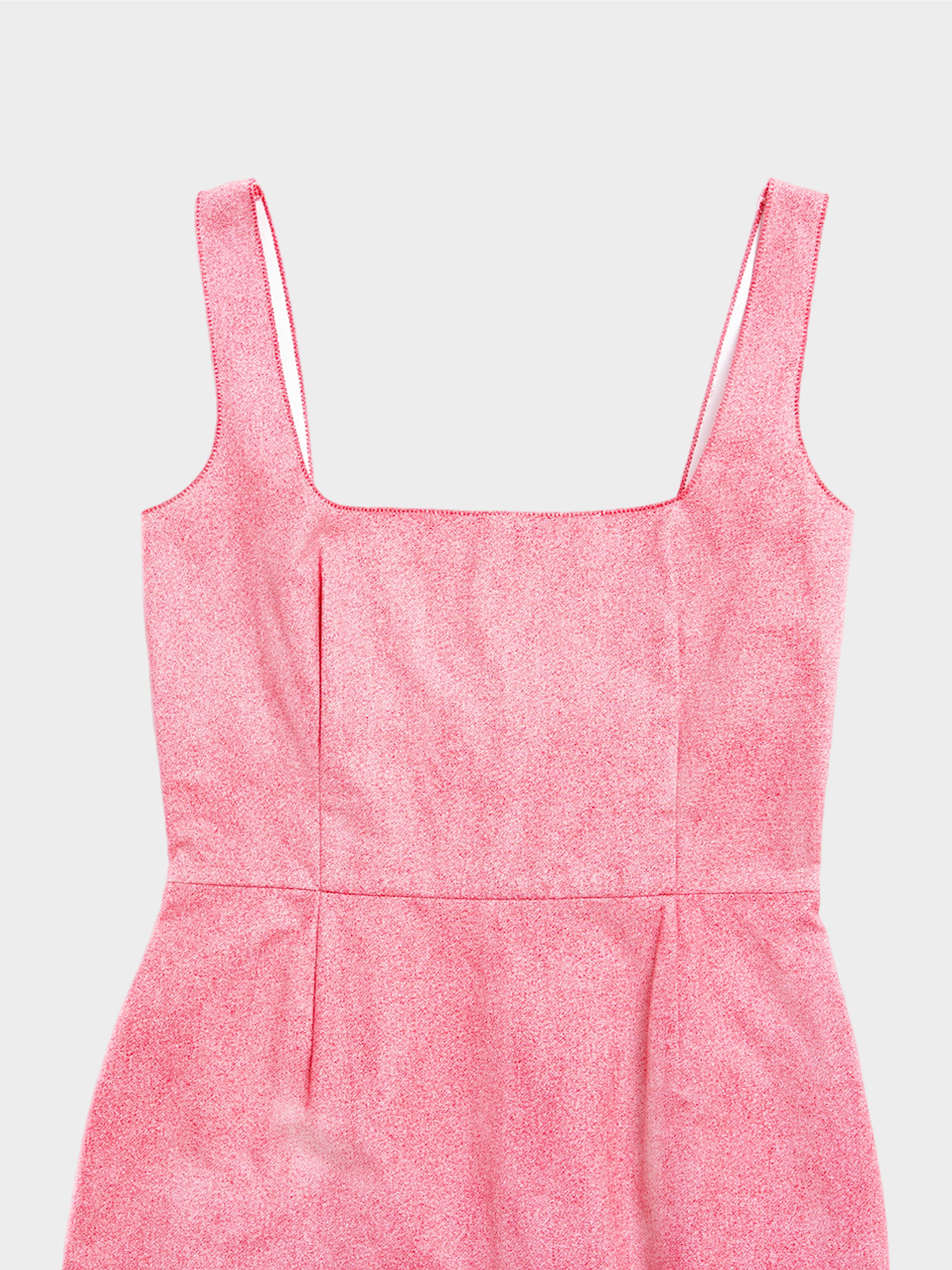 Miu Miu SS 1998 Pink Square Neck Dress