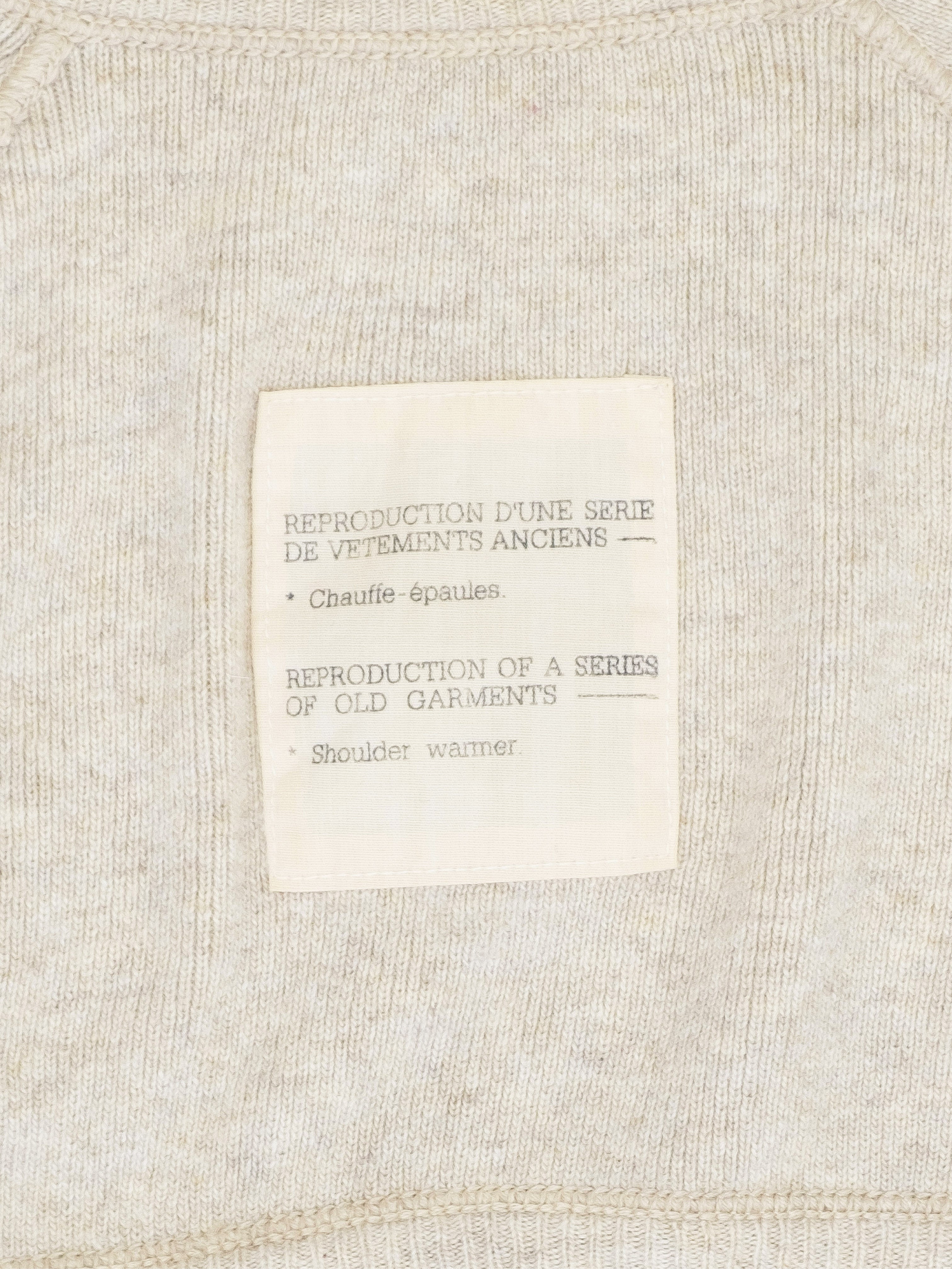 Maison Martin Margiela AW 1995 Shoulder Warmer