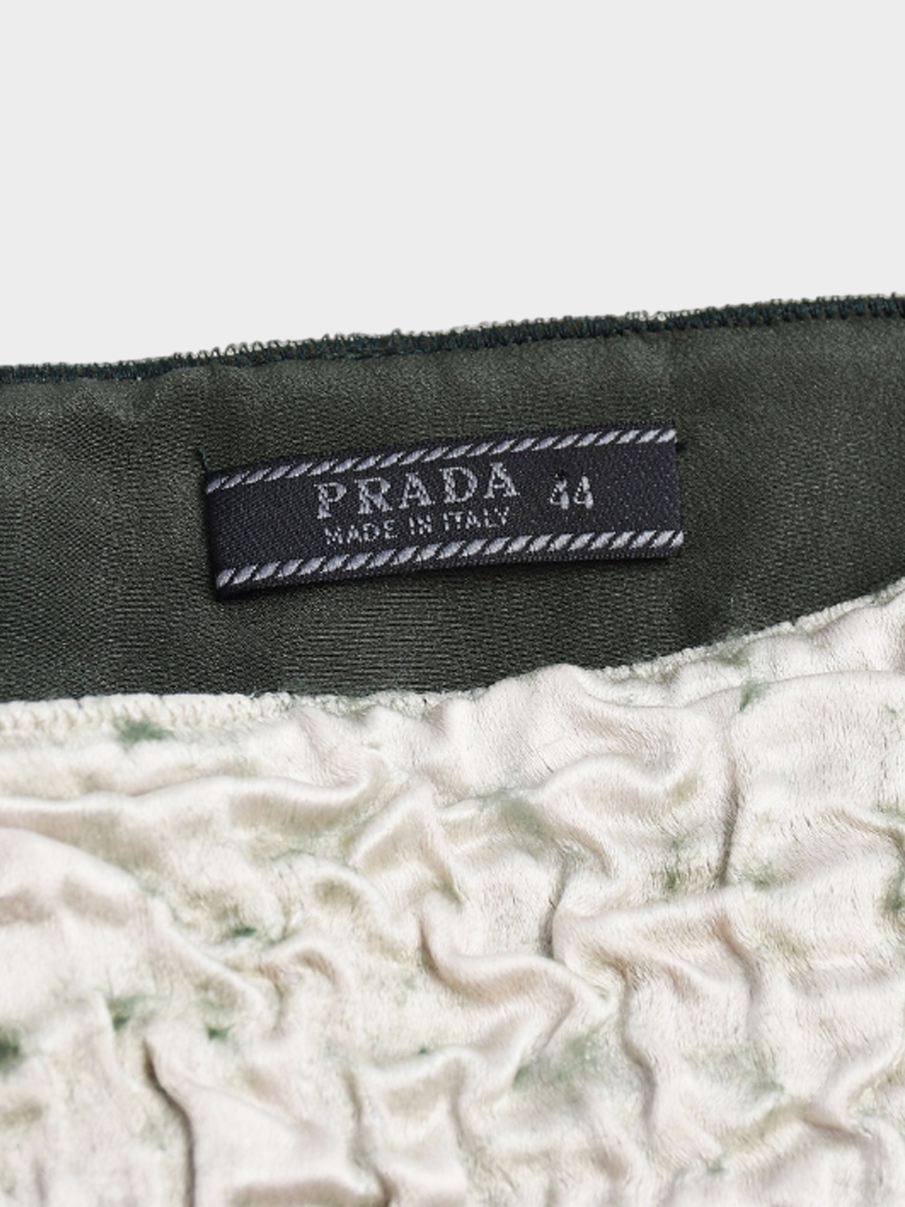 Prada FW 1998 Crinkled Skirt
