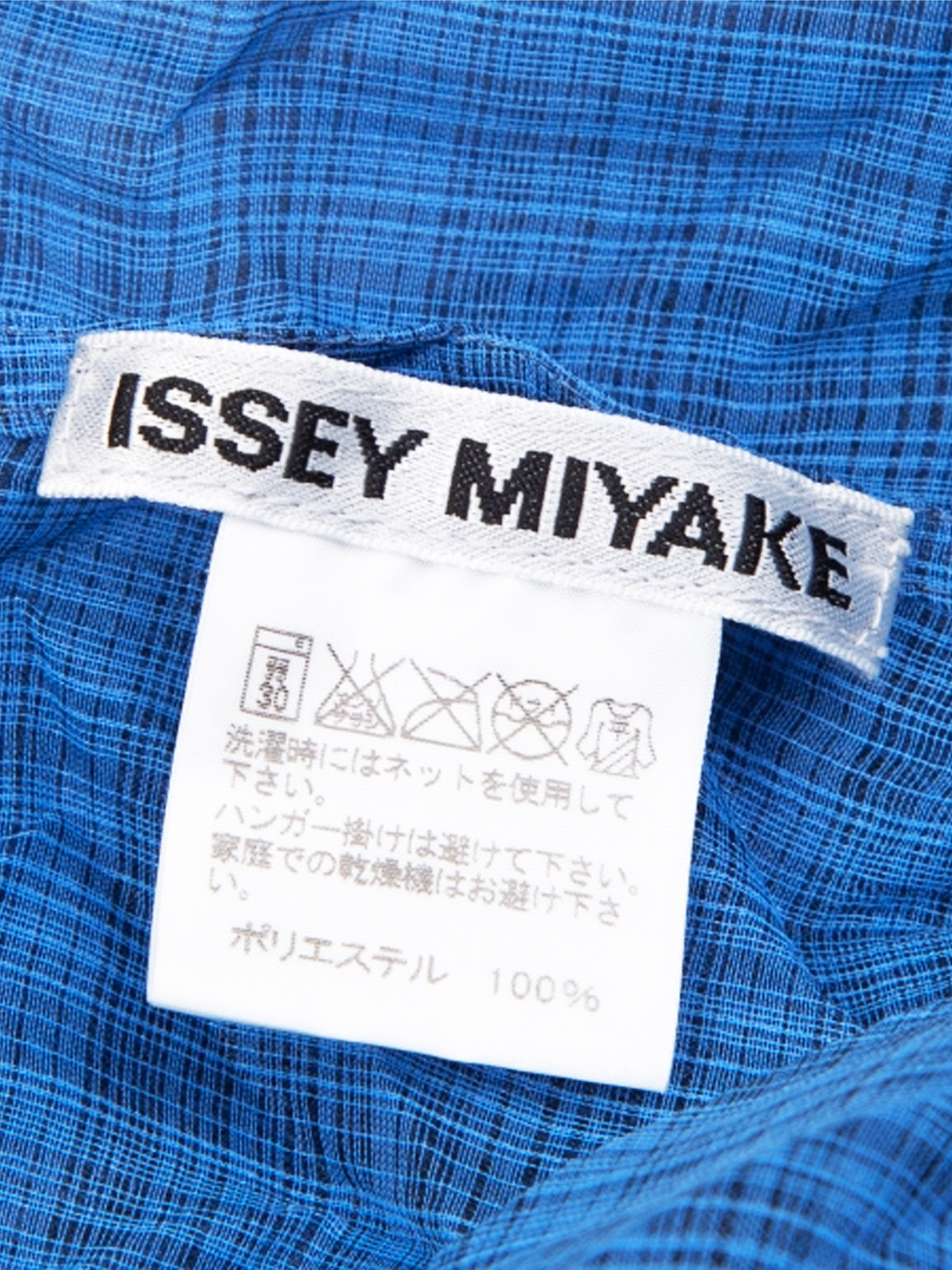 Issey Miyake 2000s 3D Pleats See-through Top