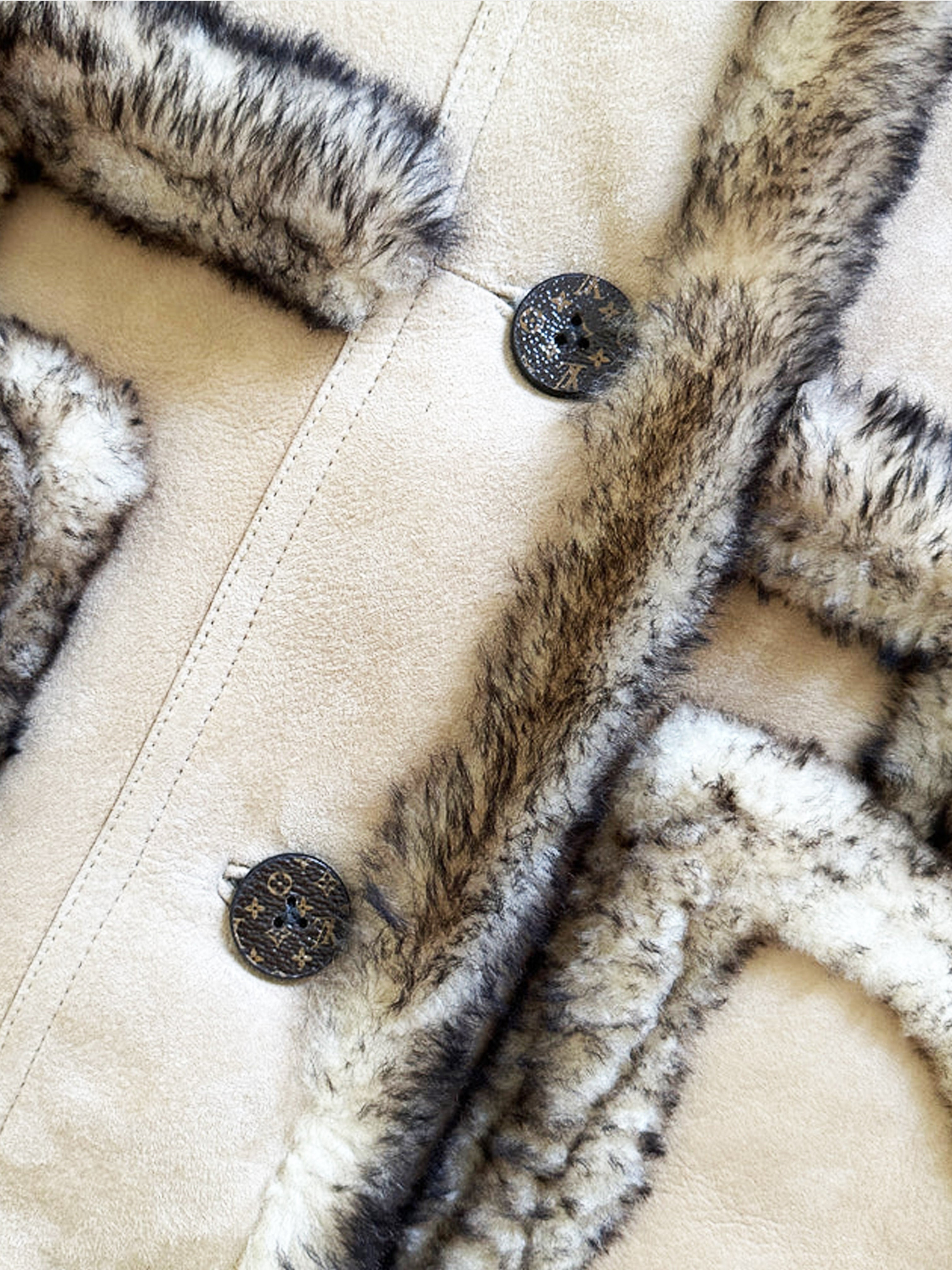 Louis Vuitton 2010s Prototype Shearling Fur Coat · INTO