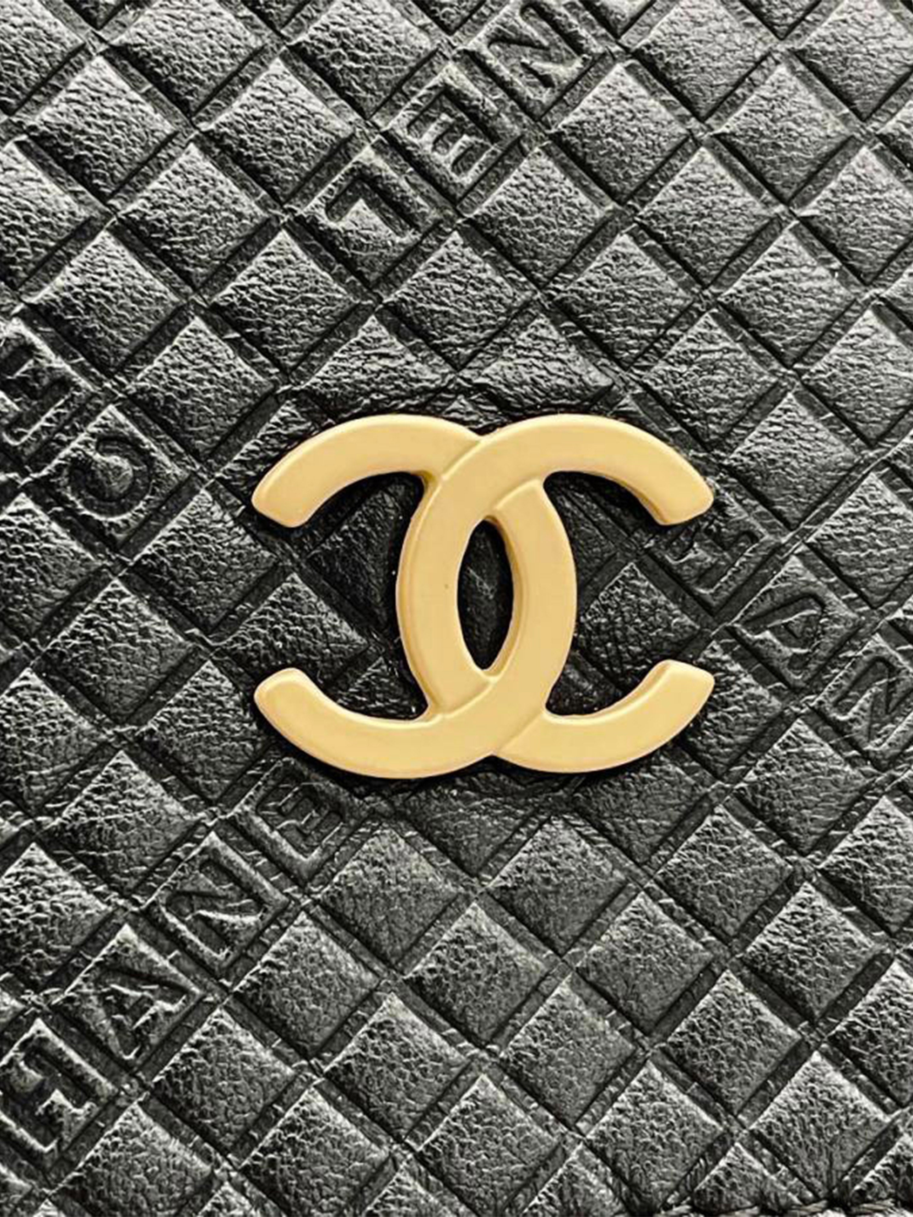 Chanel 2004-2005 Embossed Wallet on a Chain