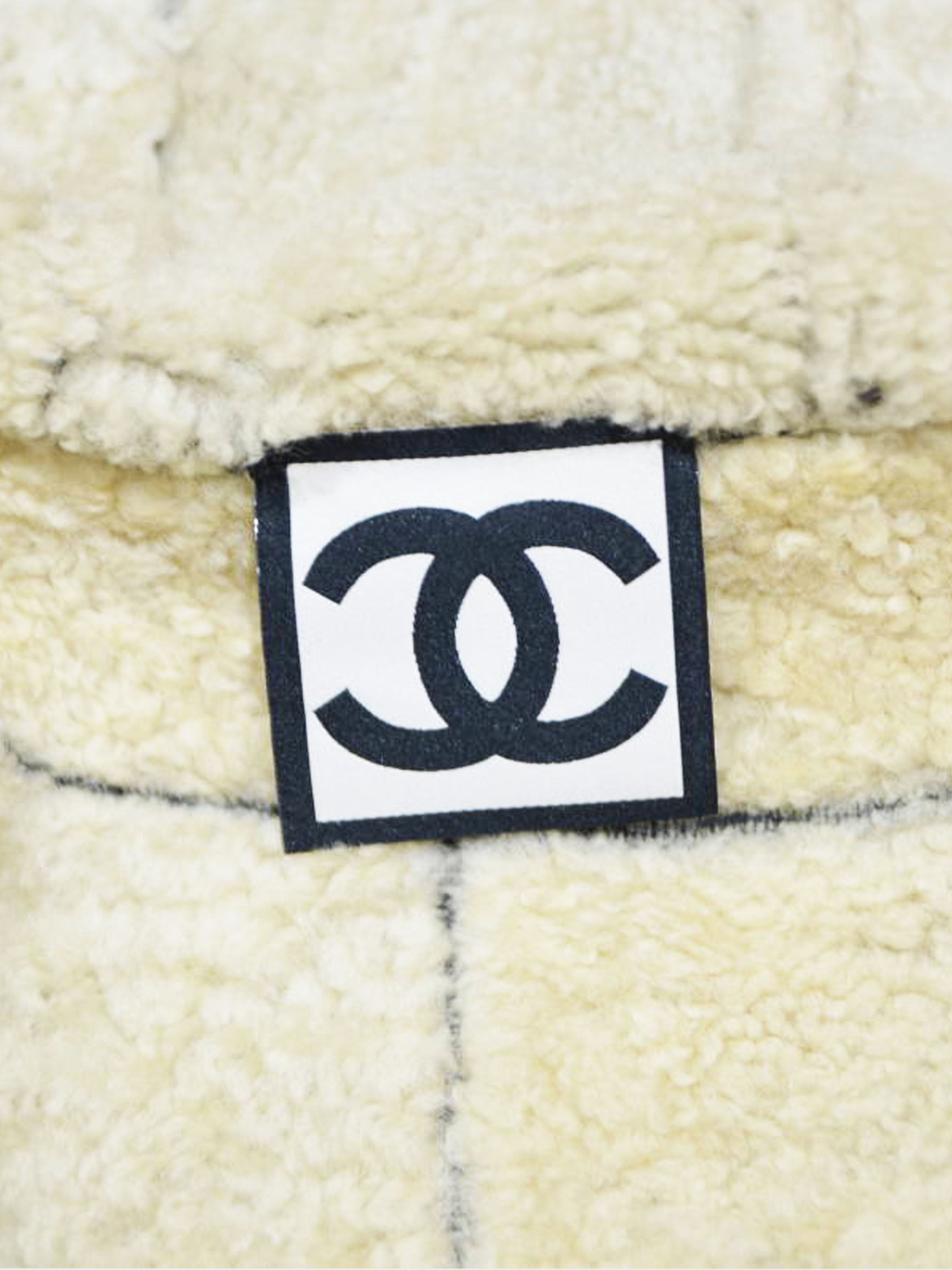 Chanel Fall 2008 Vintage Sport CC Zip Up Hooded Jacket