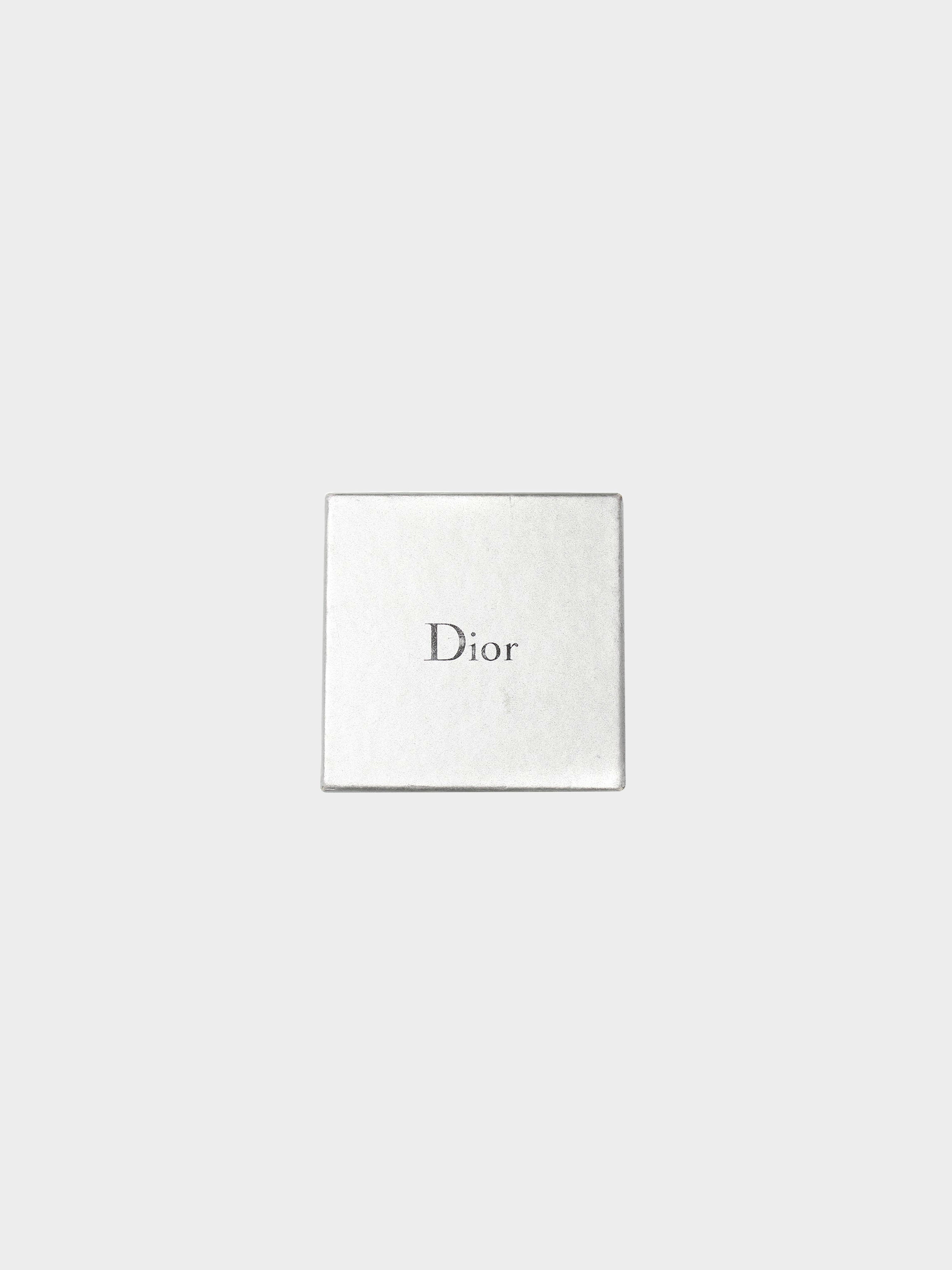 Christian Dior FW 2004 Black and White Oval Pin Brooch