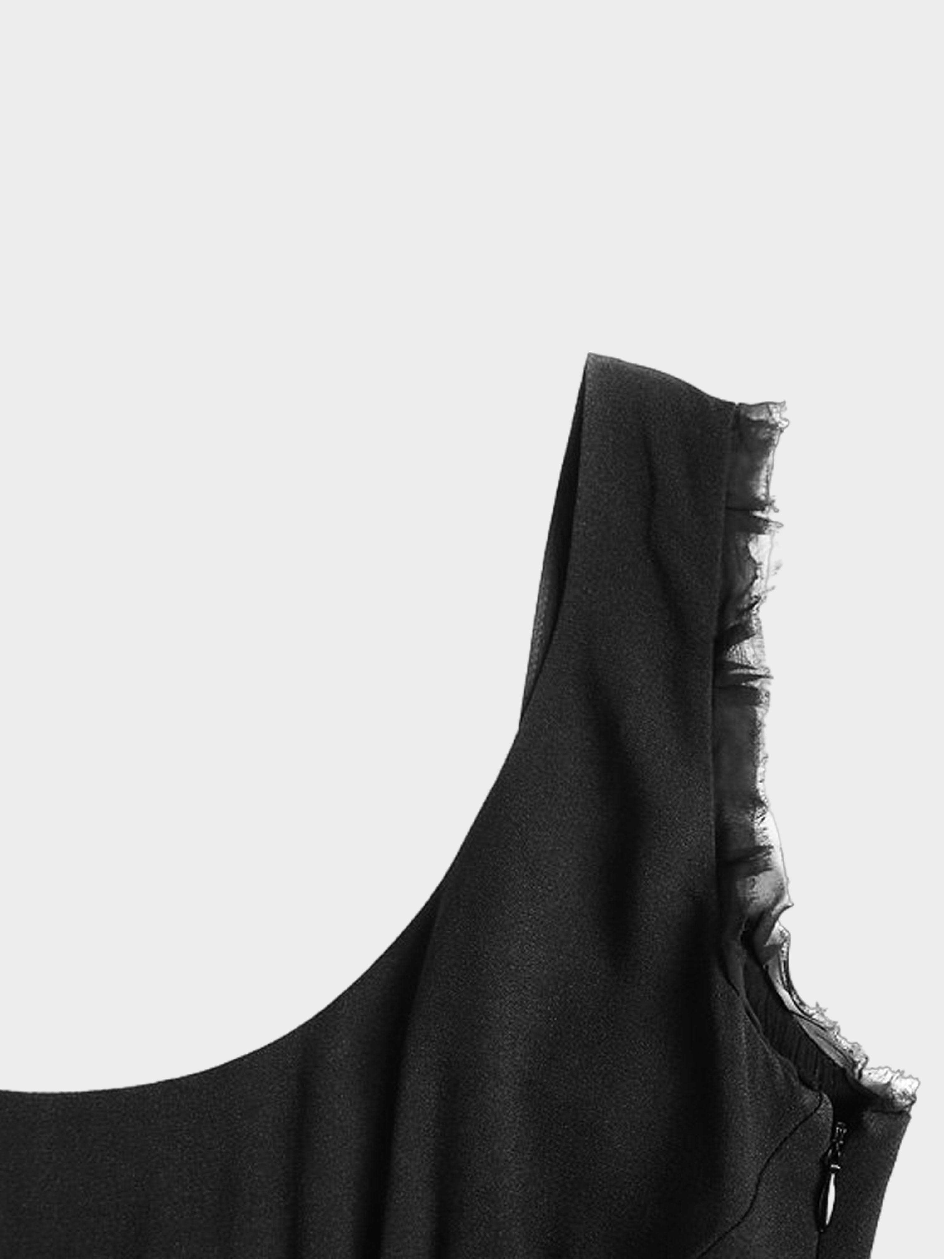 Prada FW 2000 Black Viscose Dress