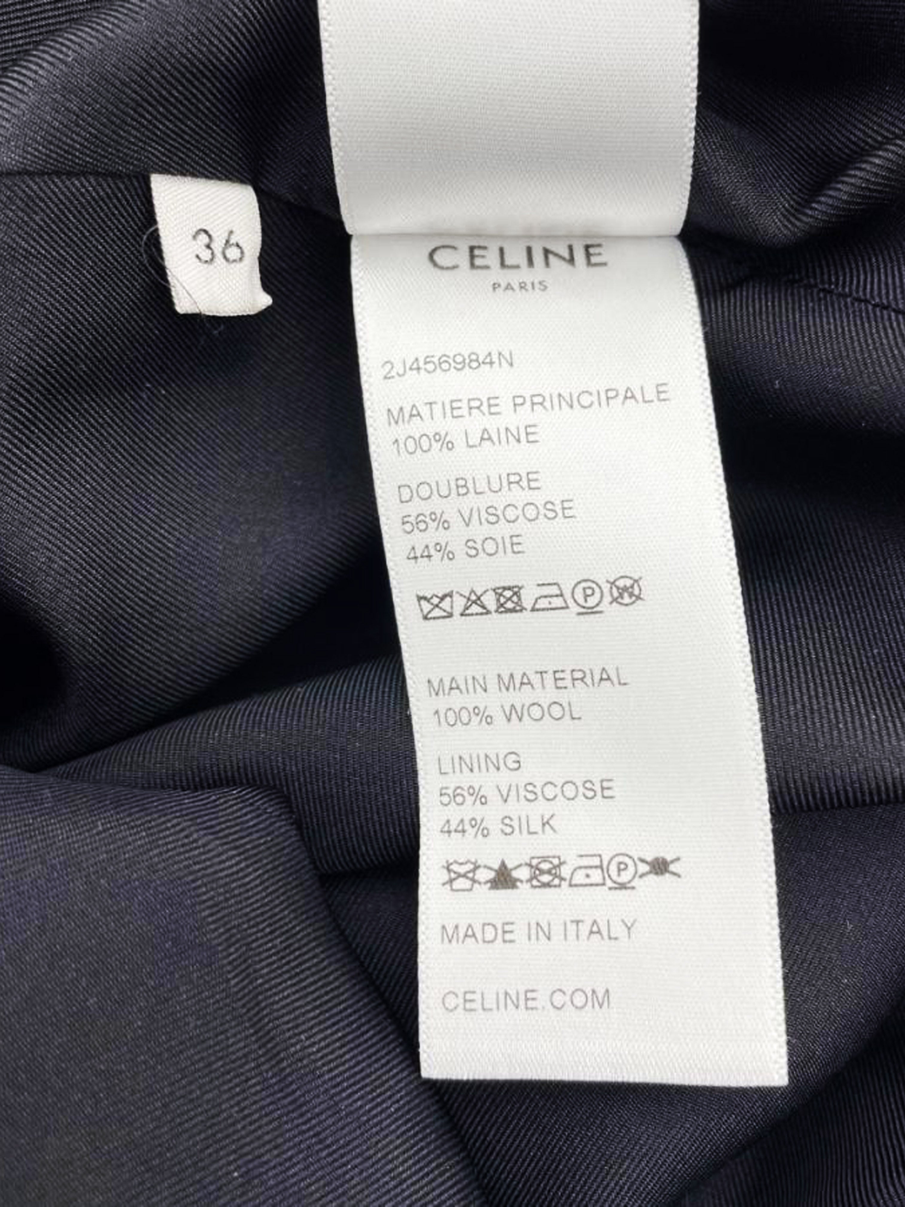 Celine SS 2022 Gingham Ruffled Short Skirt