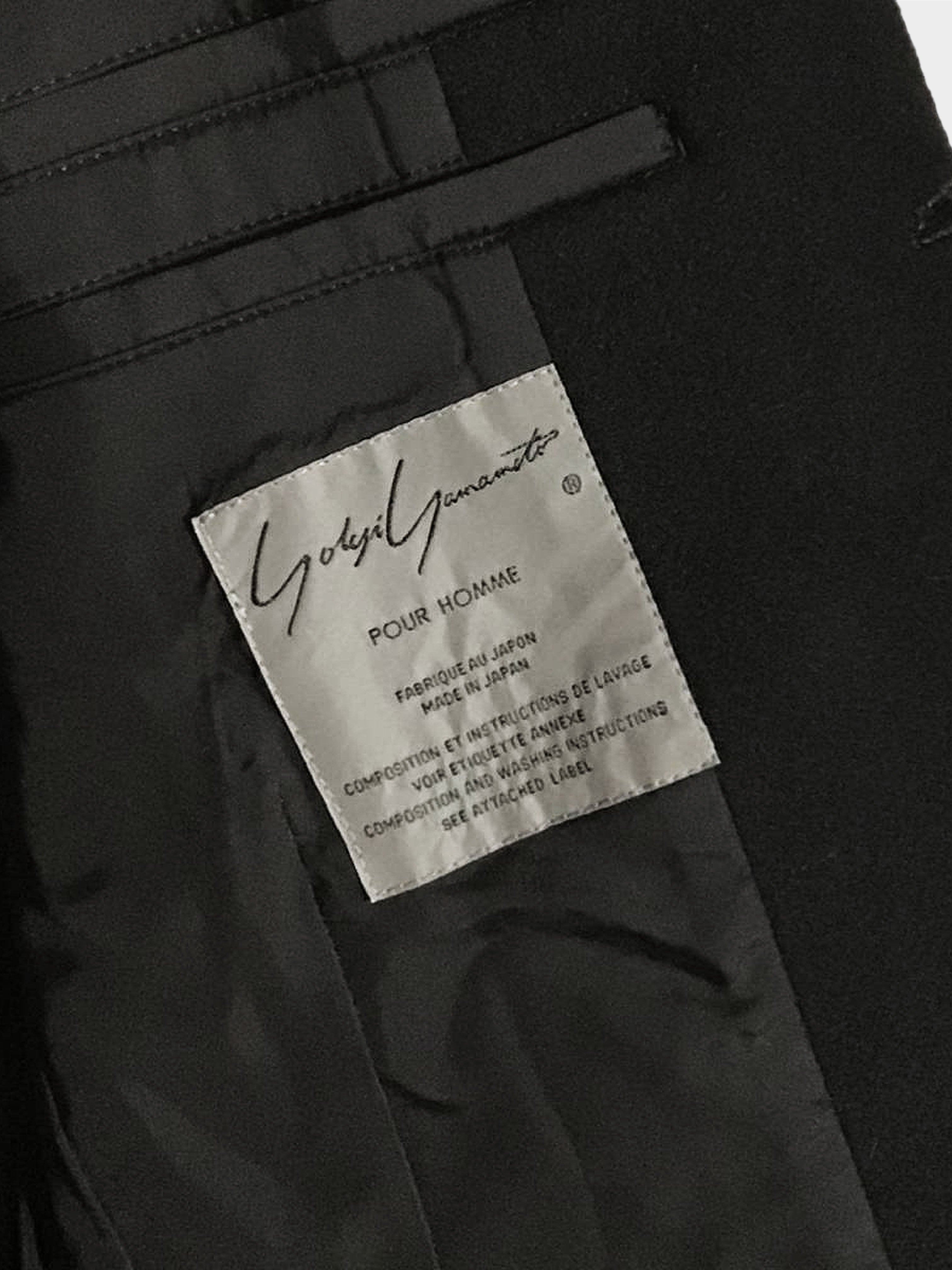 Yohji Yamamoto FW 2017 Black Replica 1987-1988 AW Number Jacket