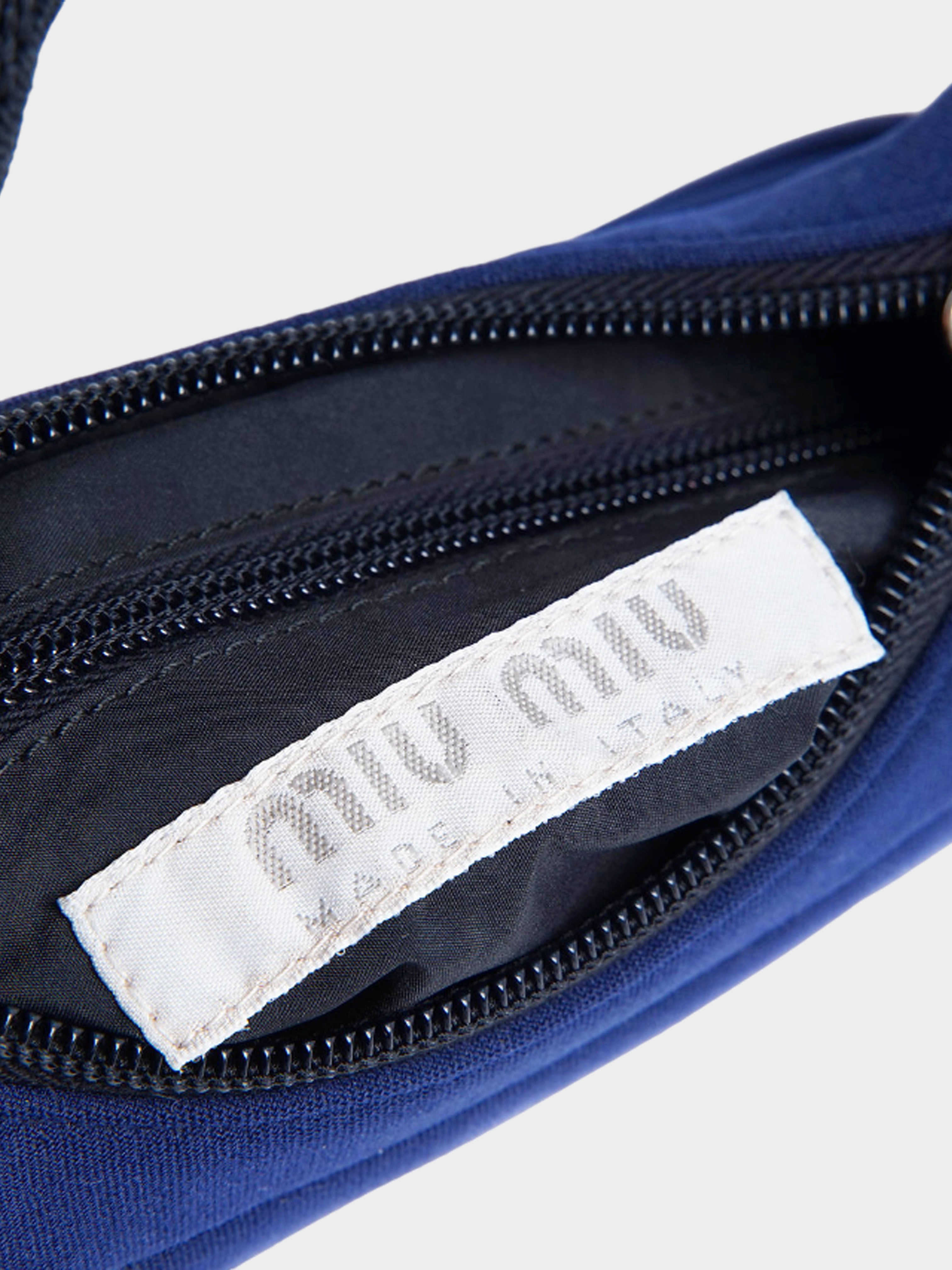 Miu Miu SS 1999 Navy Neoprene Mini Bag · INTO