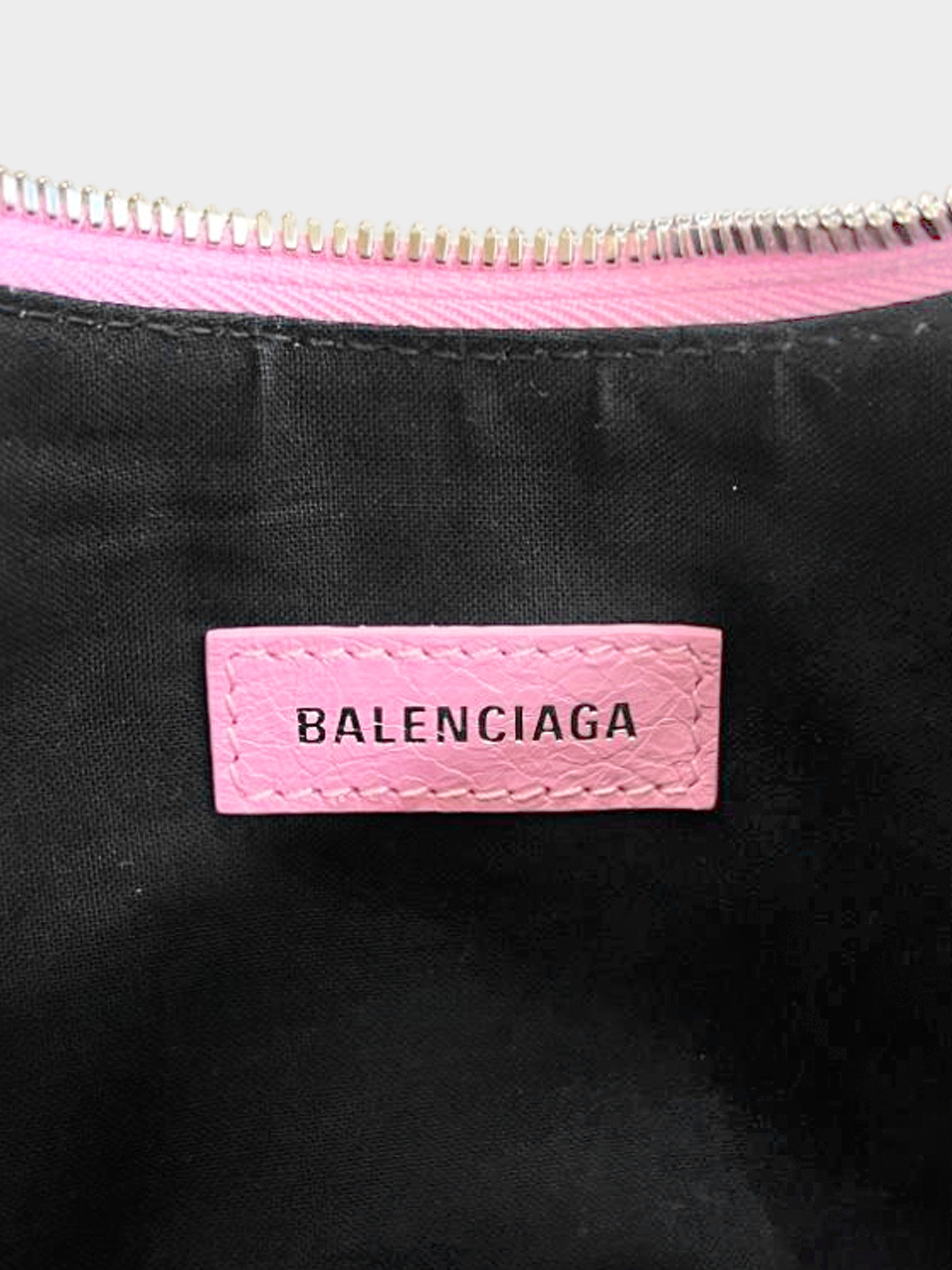 Balenciaga 2023 Pink Le Cagole XS Shoulder Bag