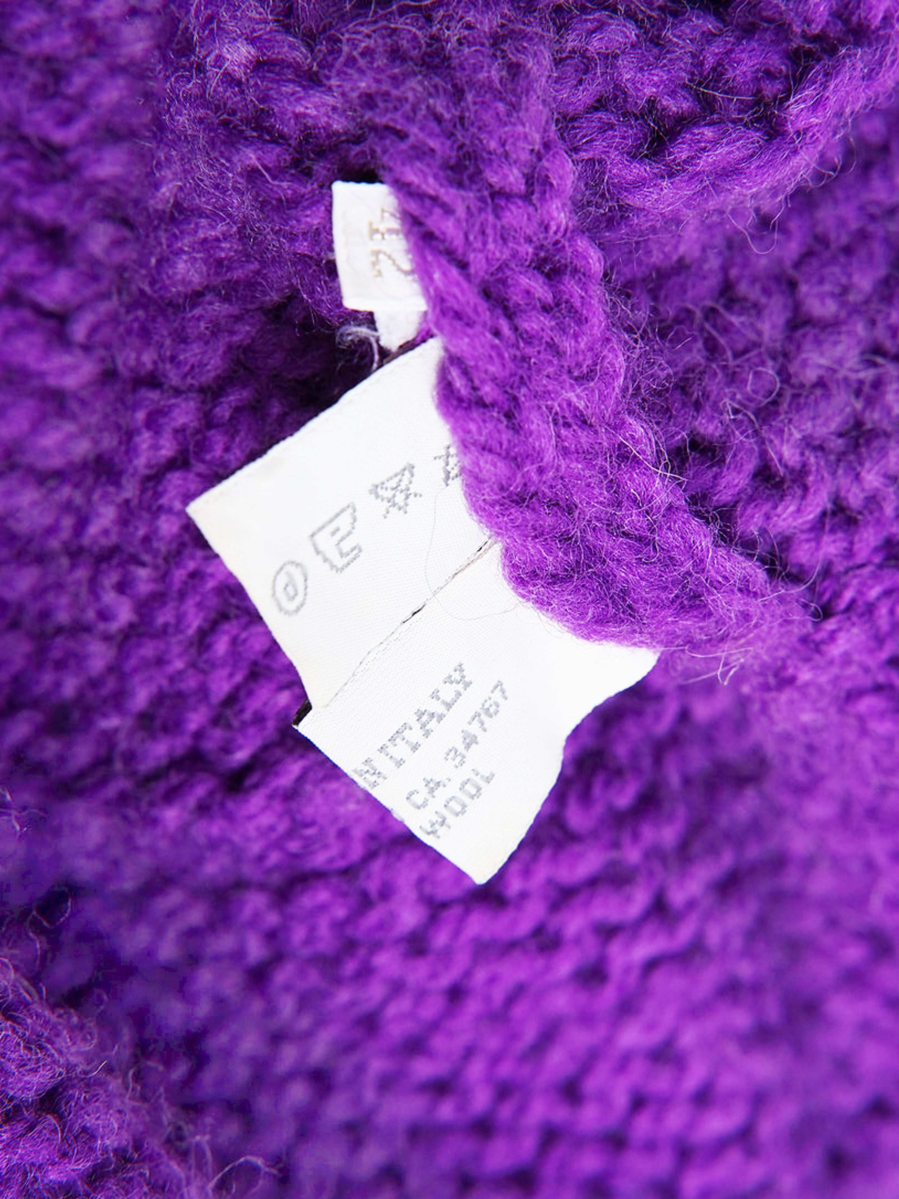 Miu Miu FW 1999 Purple Knit Sweater