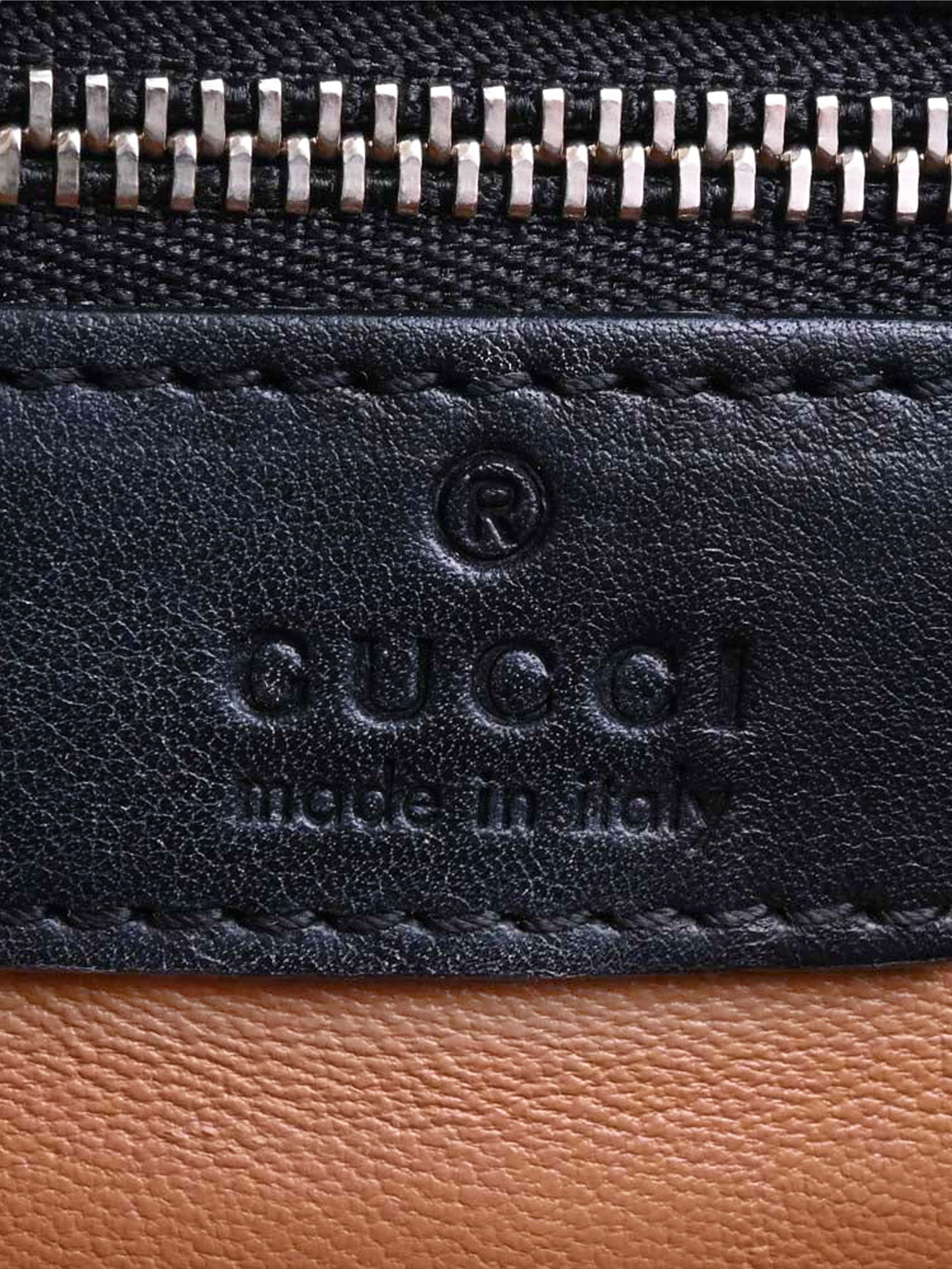 Gucci 2020s Beige GG Marmont Python Chain Shoulder Bag