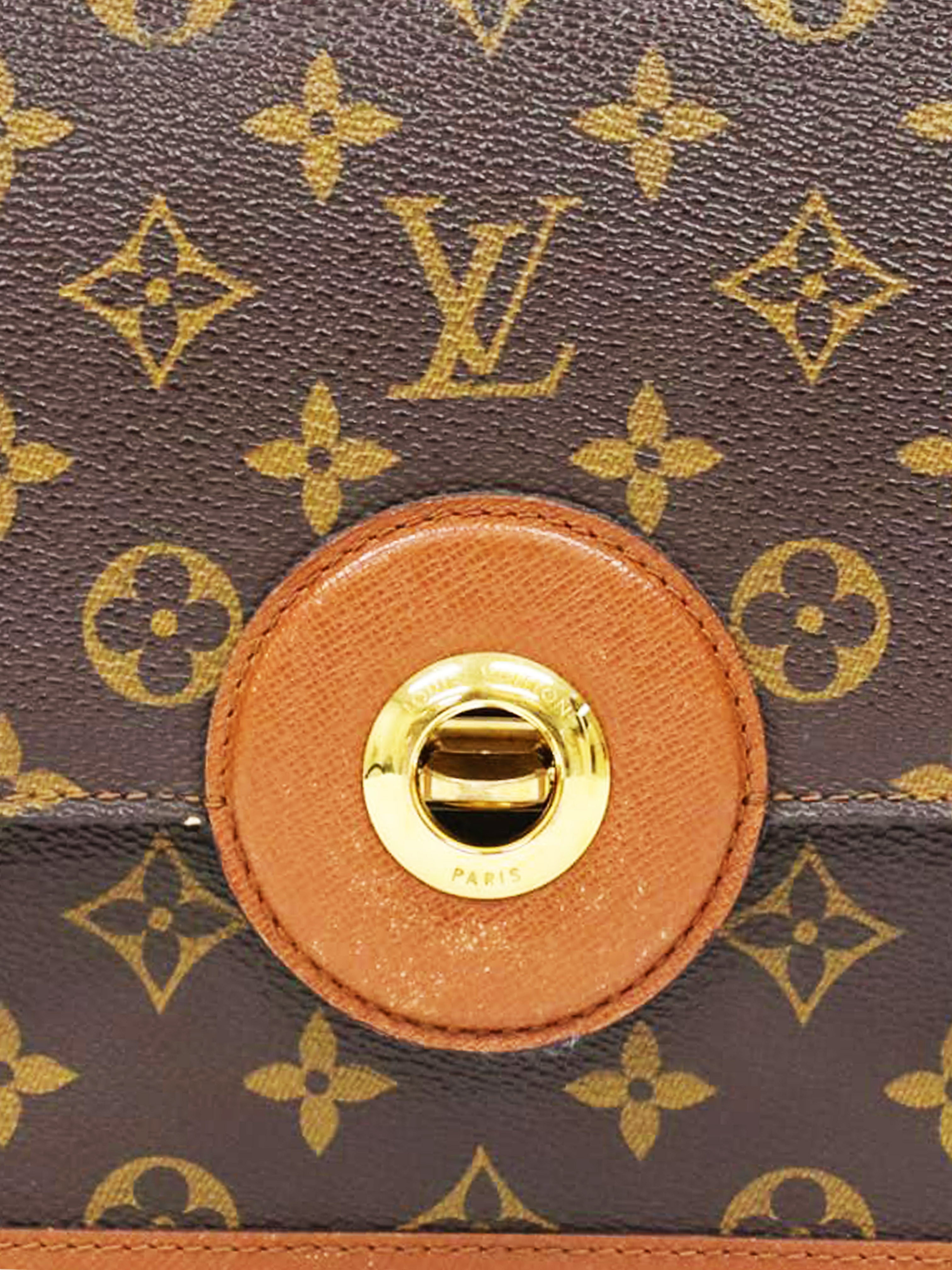 Louis Vuitton 1995 Monogram Raspail Shoulder Bag · INTO