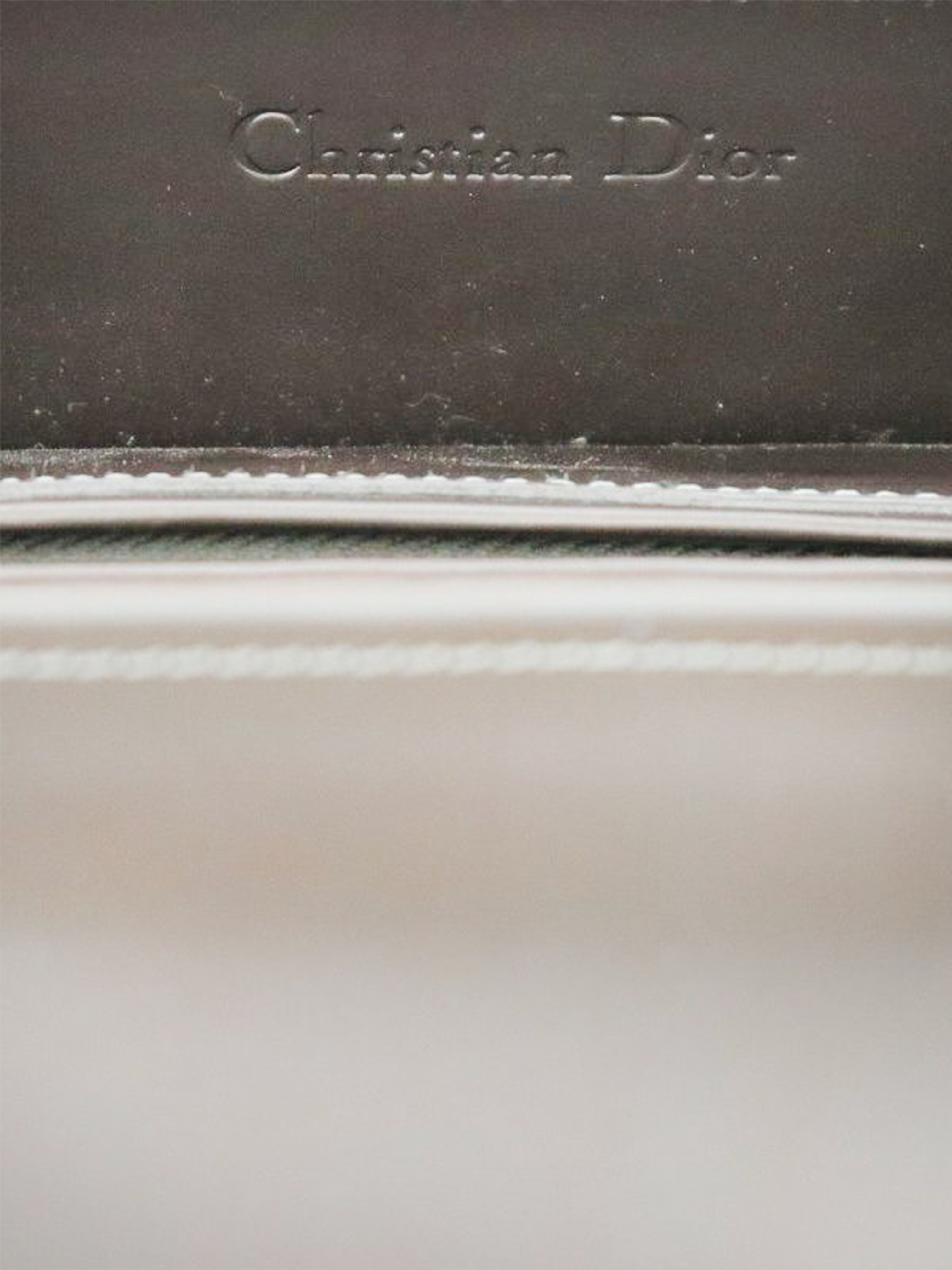 Christian Dior 2000s Two-Way Leather Hand Bag