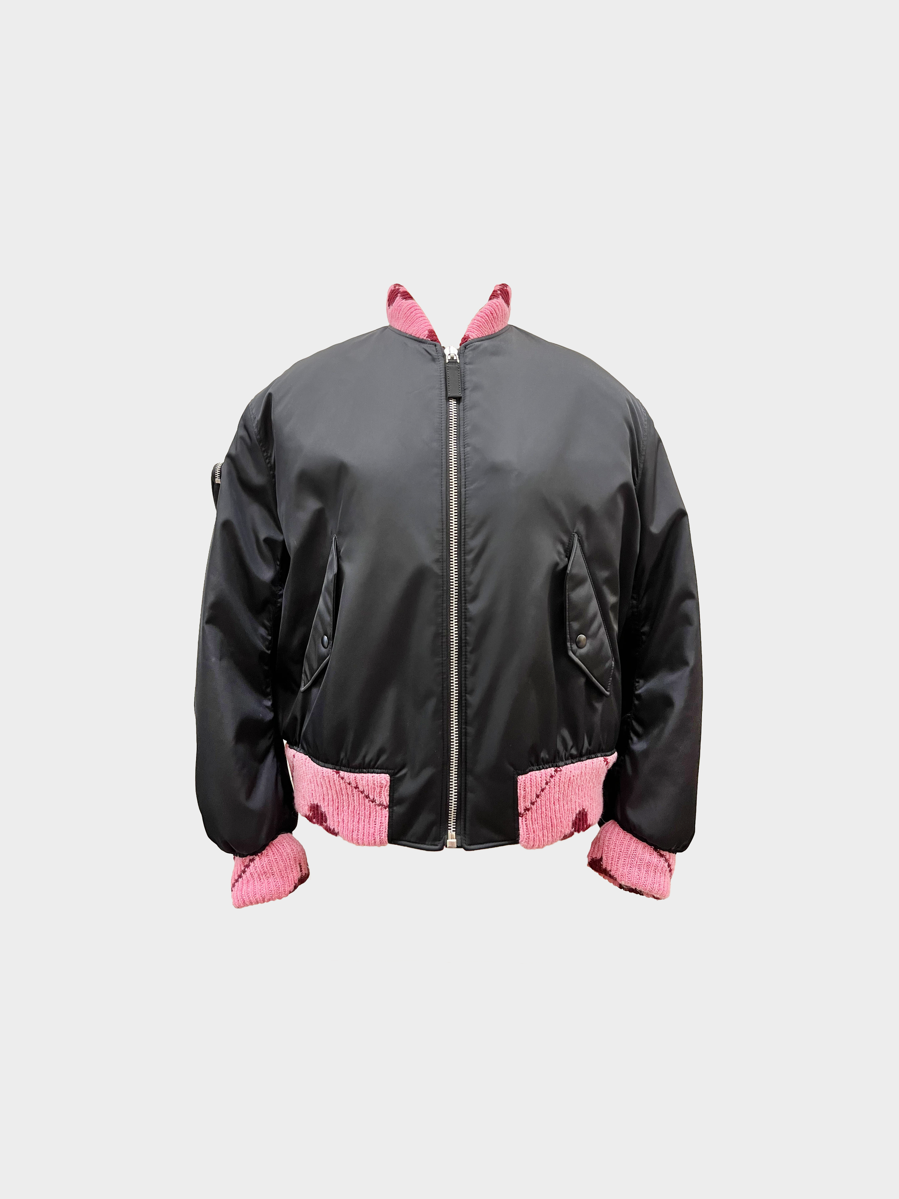 Prada by Raf Simons FW 2021 Re-Nylon Bomber Jacket