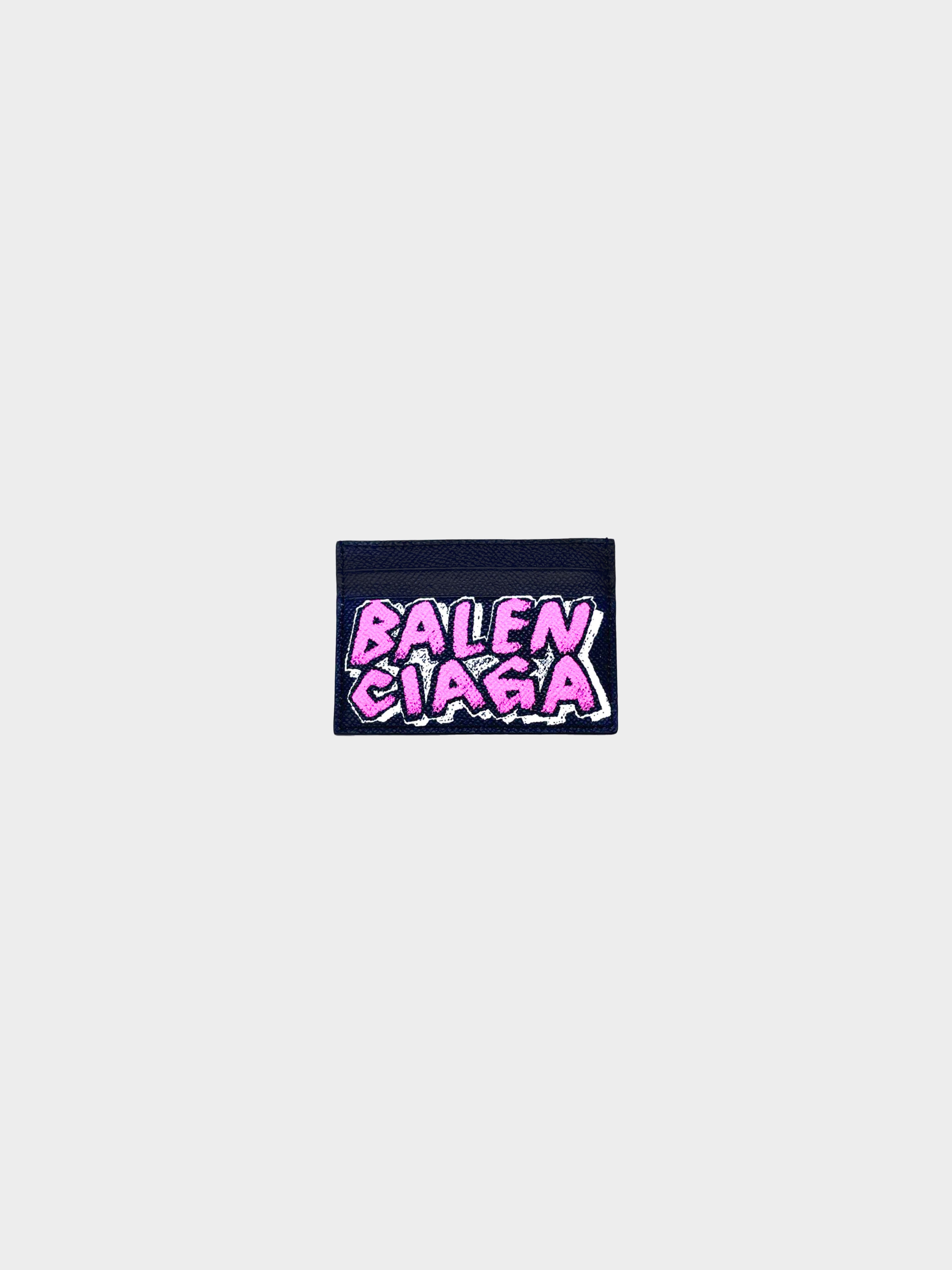 Balenciaga 2017 Graffiti Collection Cardholder