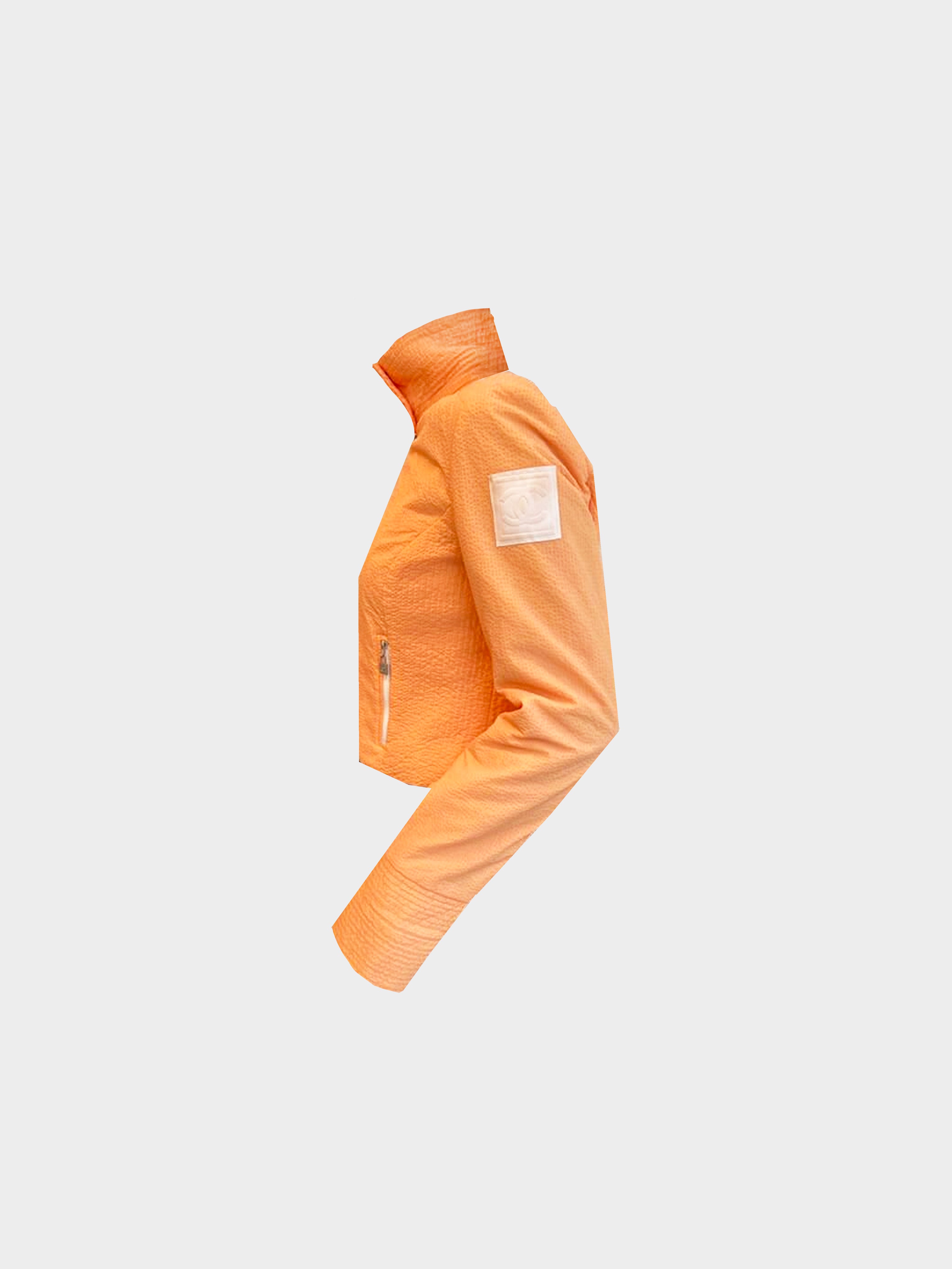 Chanel Sport 2004 CC Orange Jacket