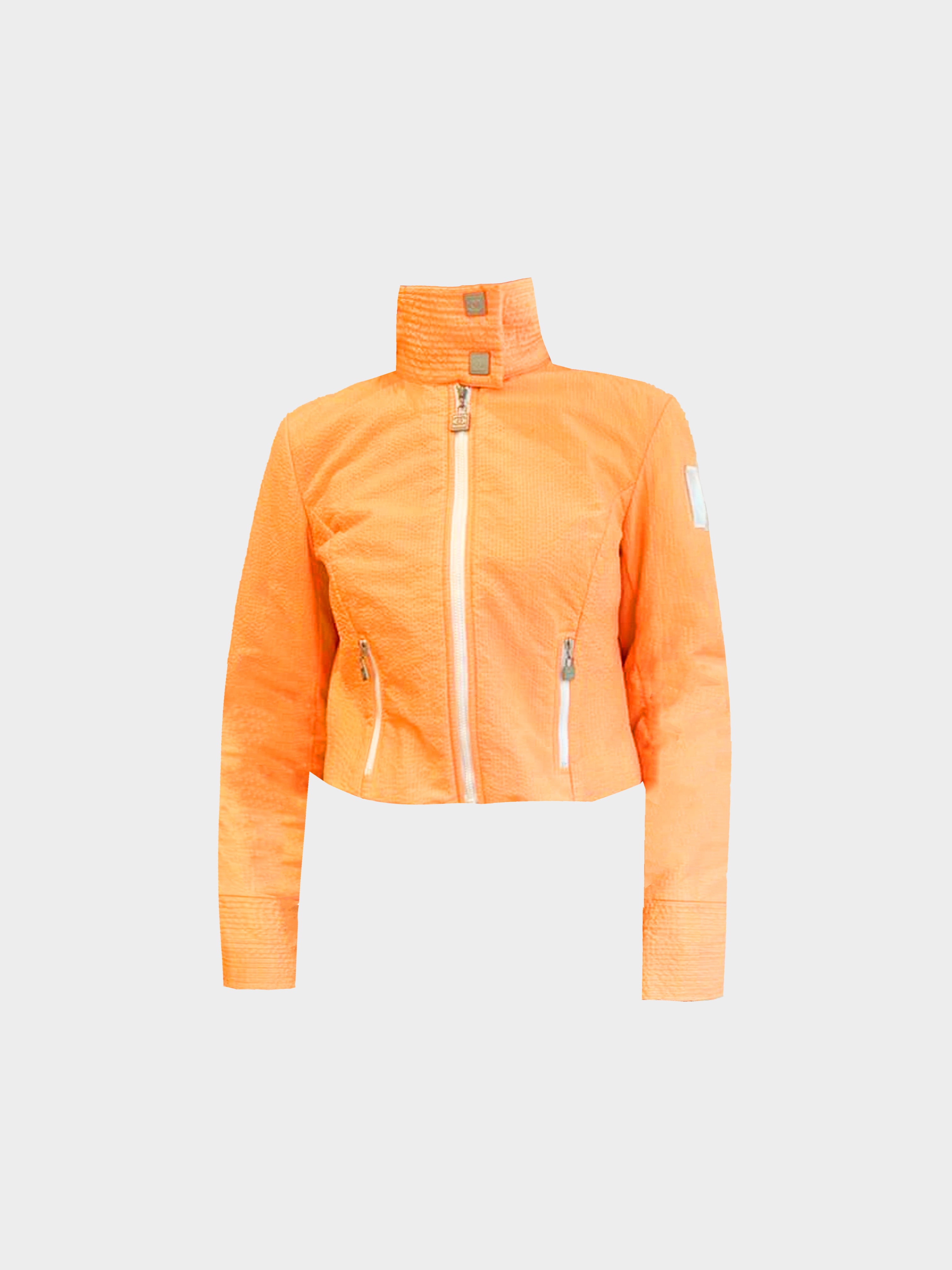 Chanel Sport 2004 CC Orange Jacket