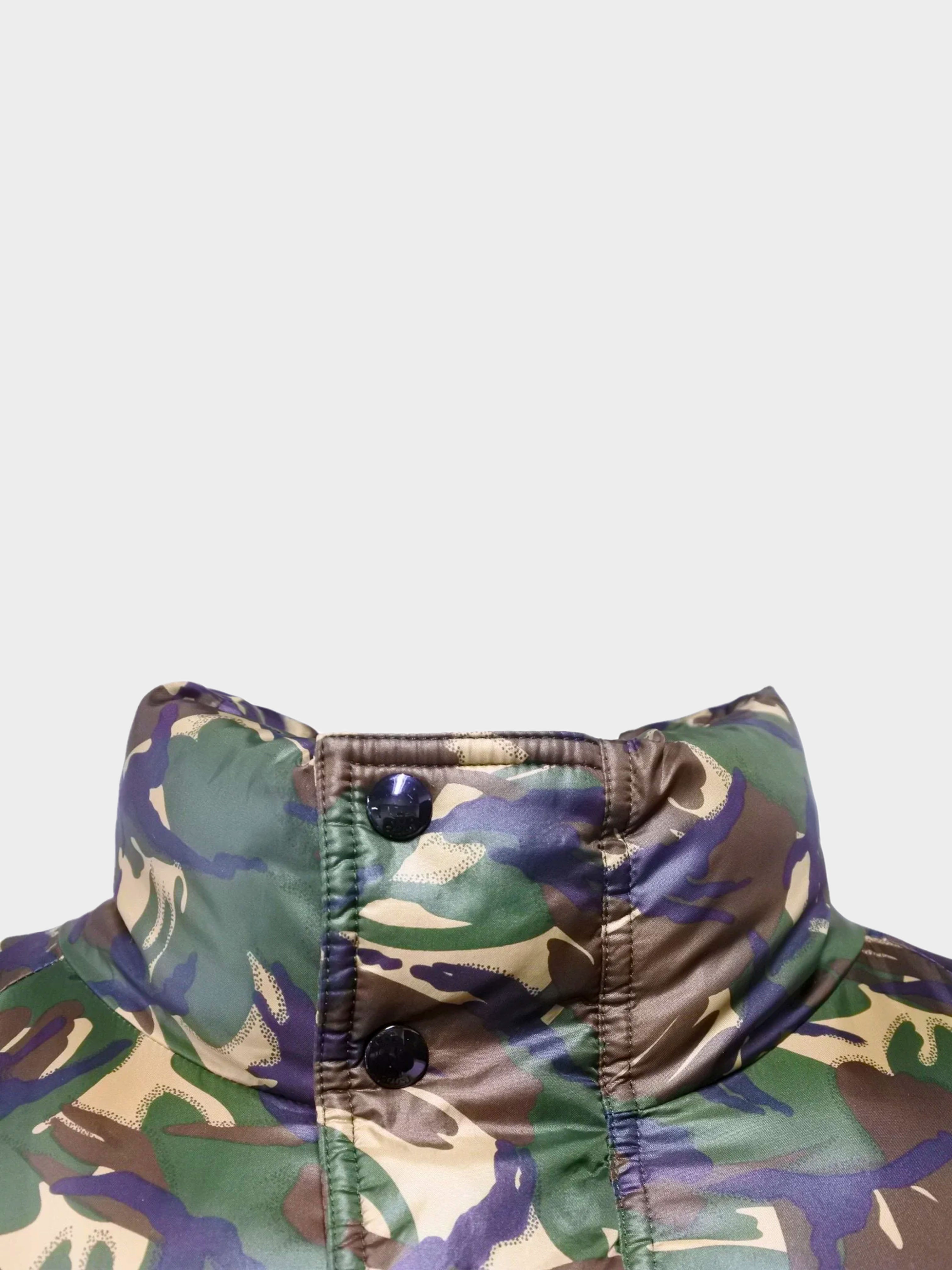 Celine FW 2021 Camouflage Quilted Parka Jacket