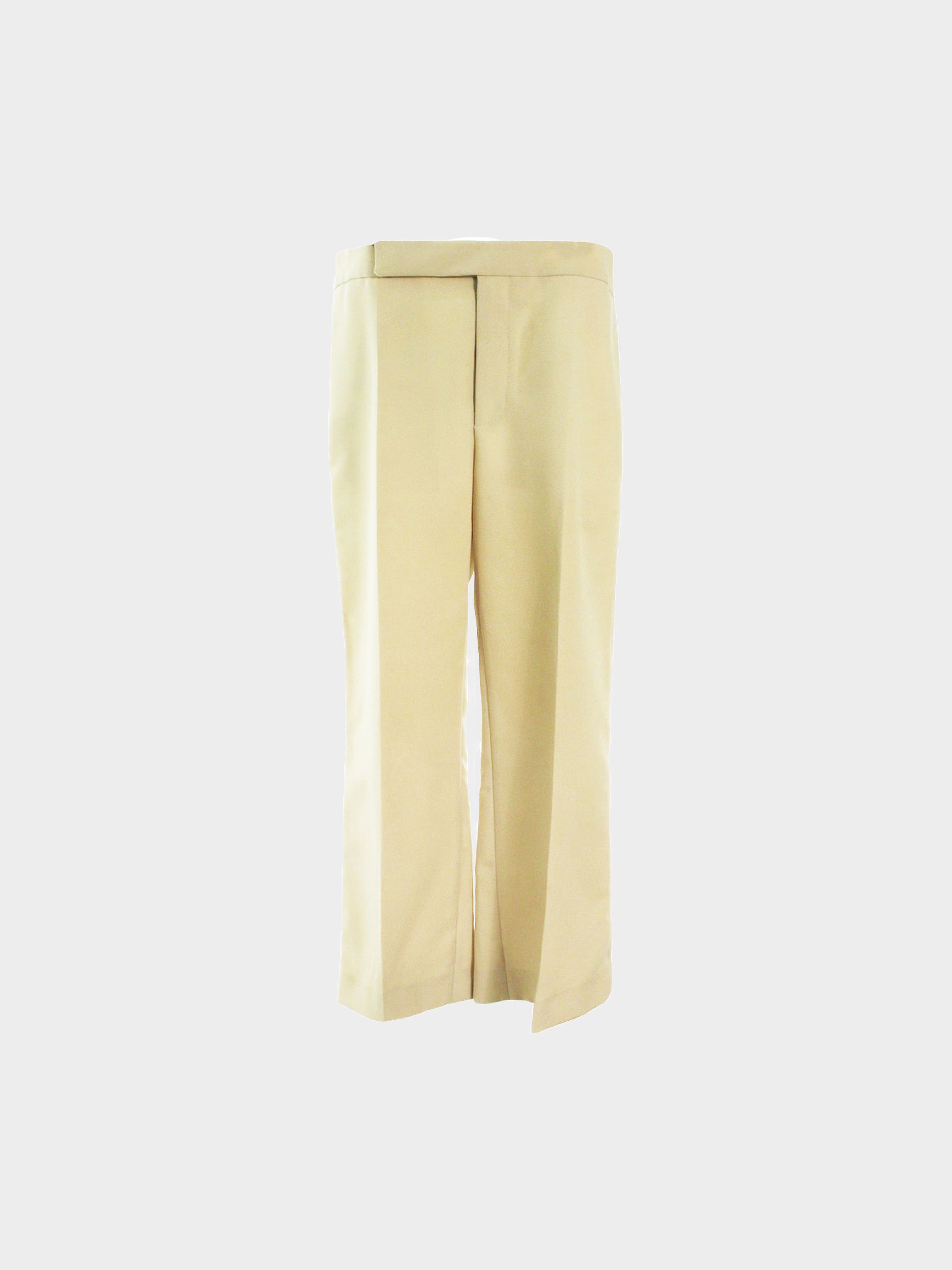 Céline by Phoebe Philo 2010s Beige Trousers