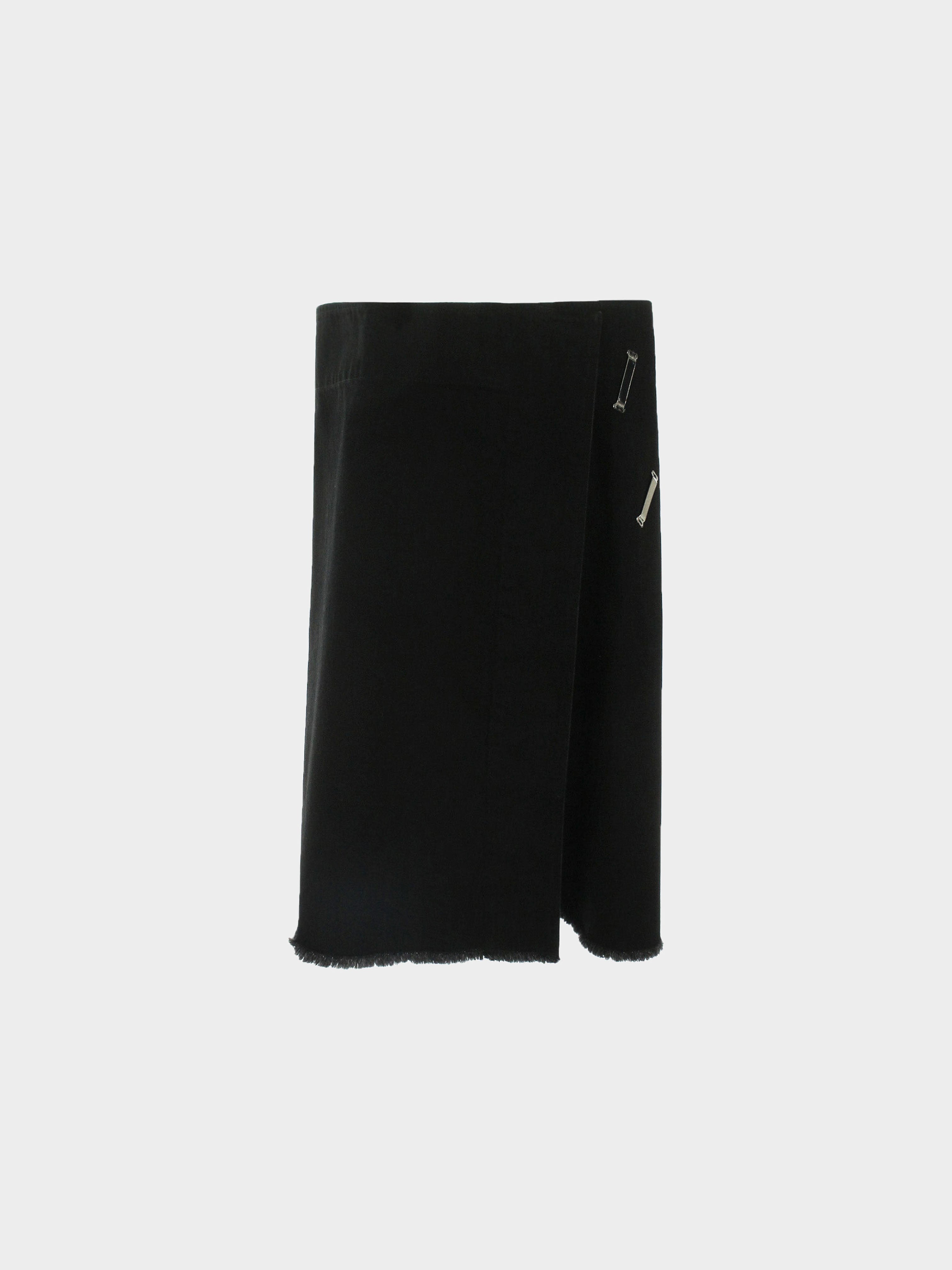 Céline by Phoebe Philo 2010s Knee-Length Wrap Skirt