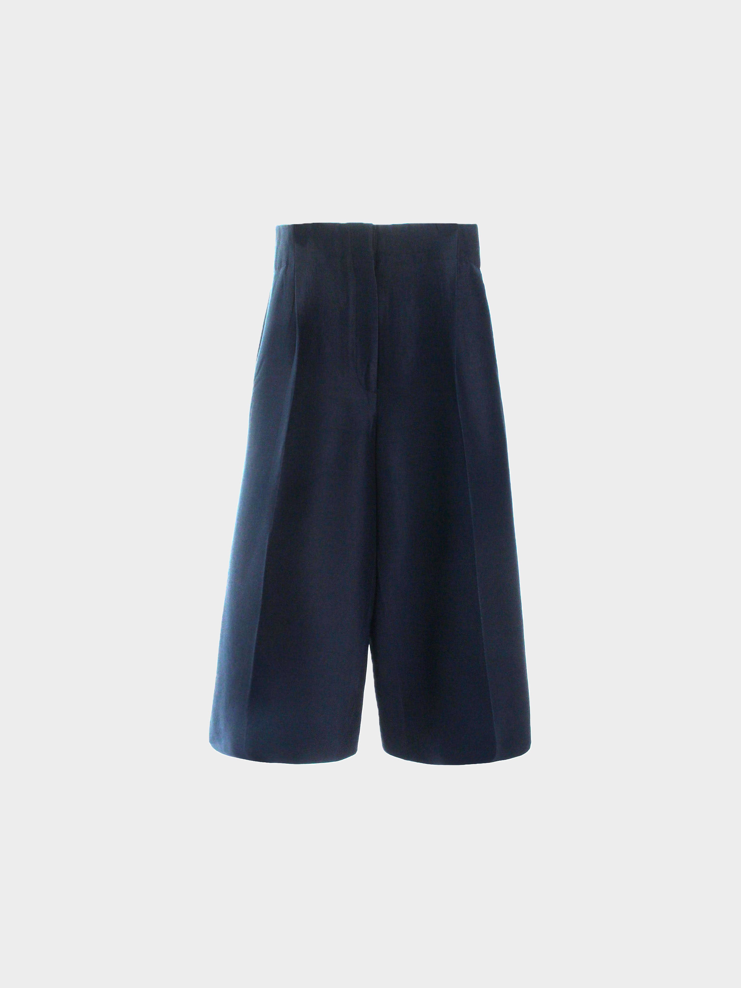 Céline by Phoebe Philo 2010s Navy Blue Knee-Length Shorts