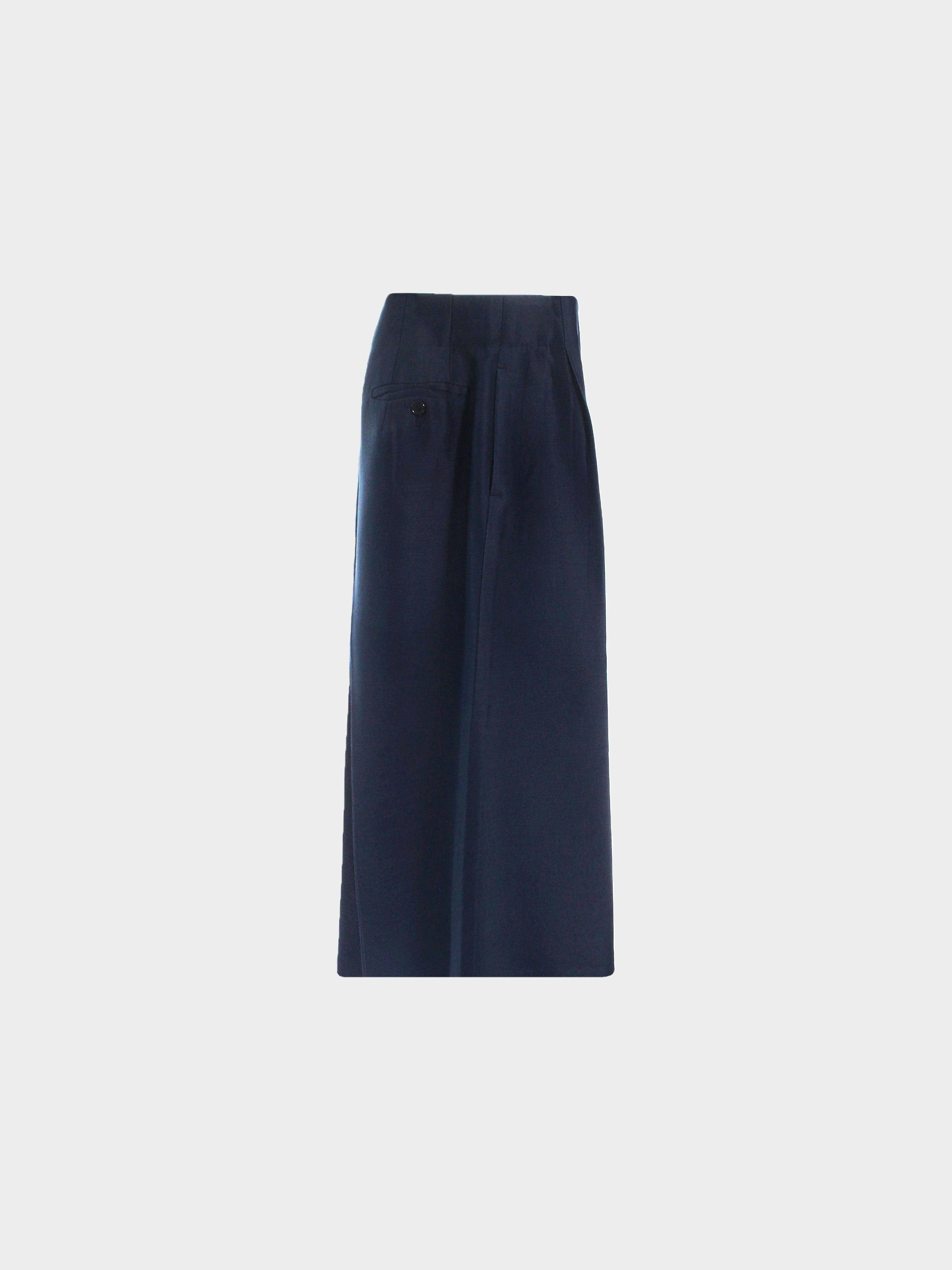 Céline by Phoebe Philo 2010s Navy Blue Knee-Length Shorts