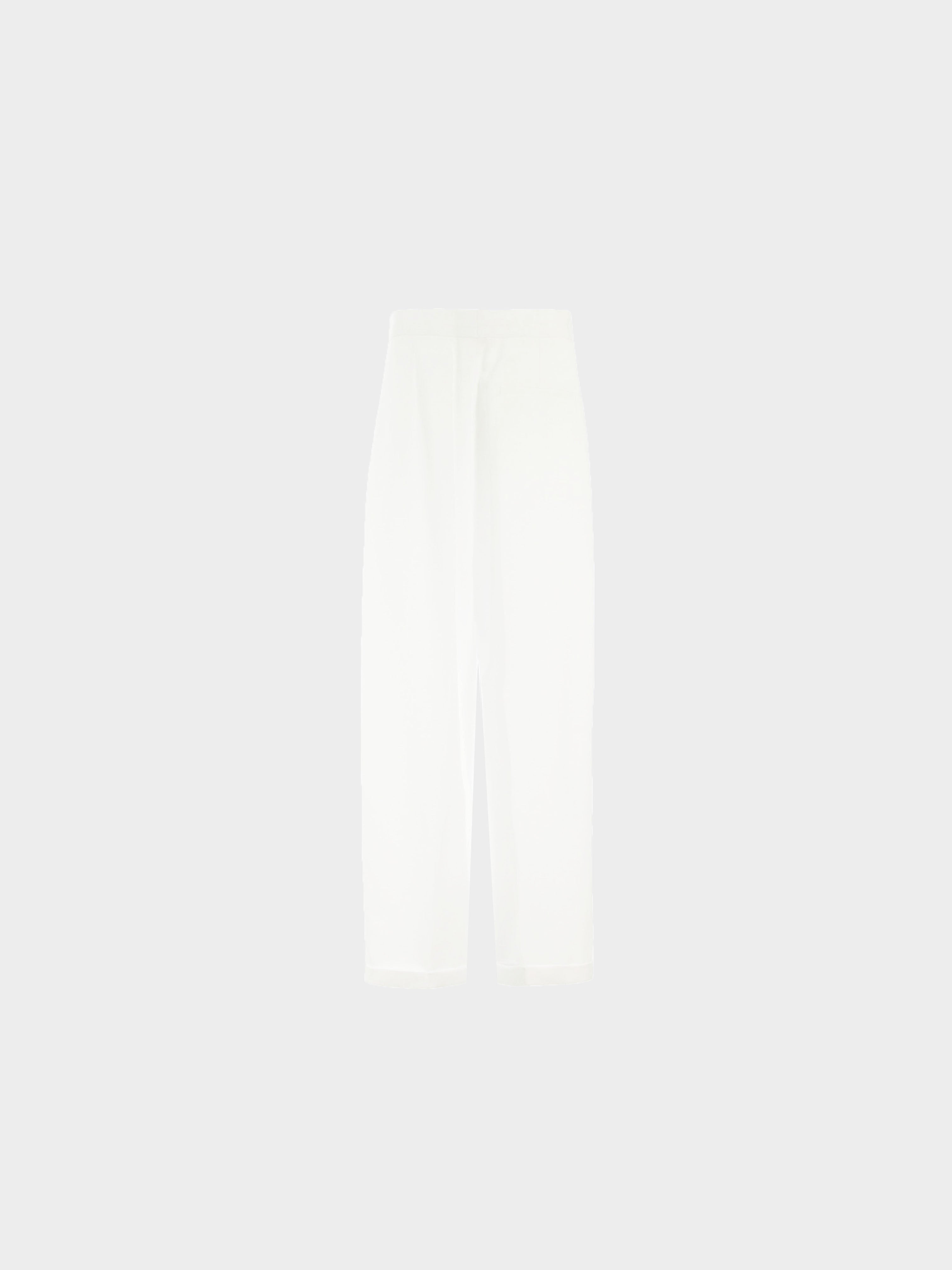 Céline by Phoebe Philo 2010s White Wide-Leg Trousers
