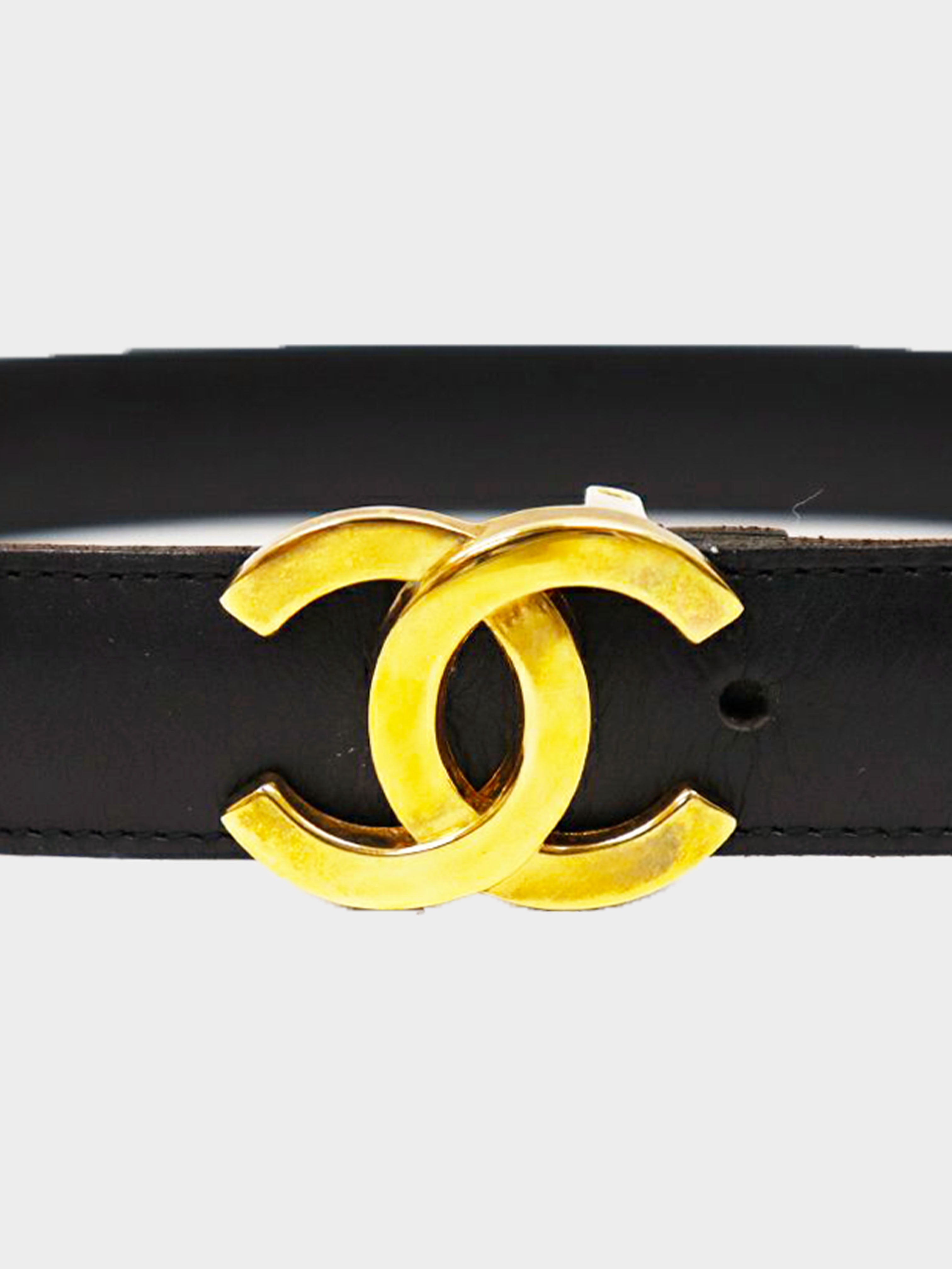 Chanel 1980s COCO Buckle Belt · INTO