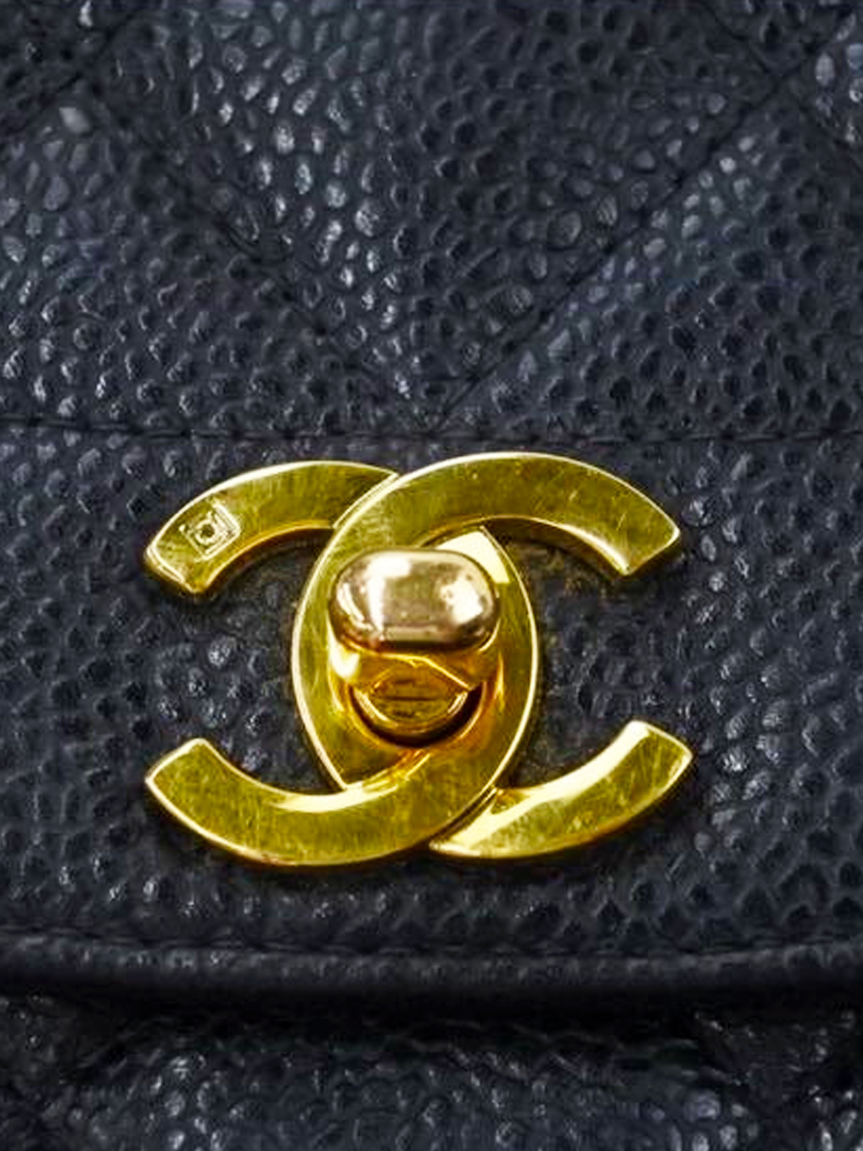 Chanel 1990s Diana Single Flap Bag with Gold Plated Hardware