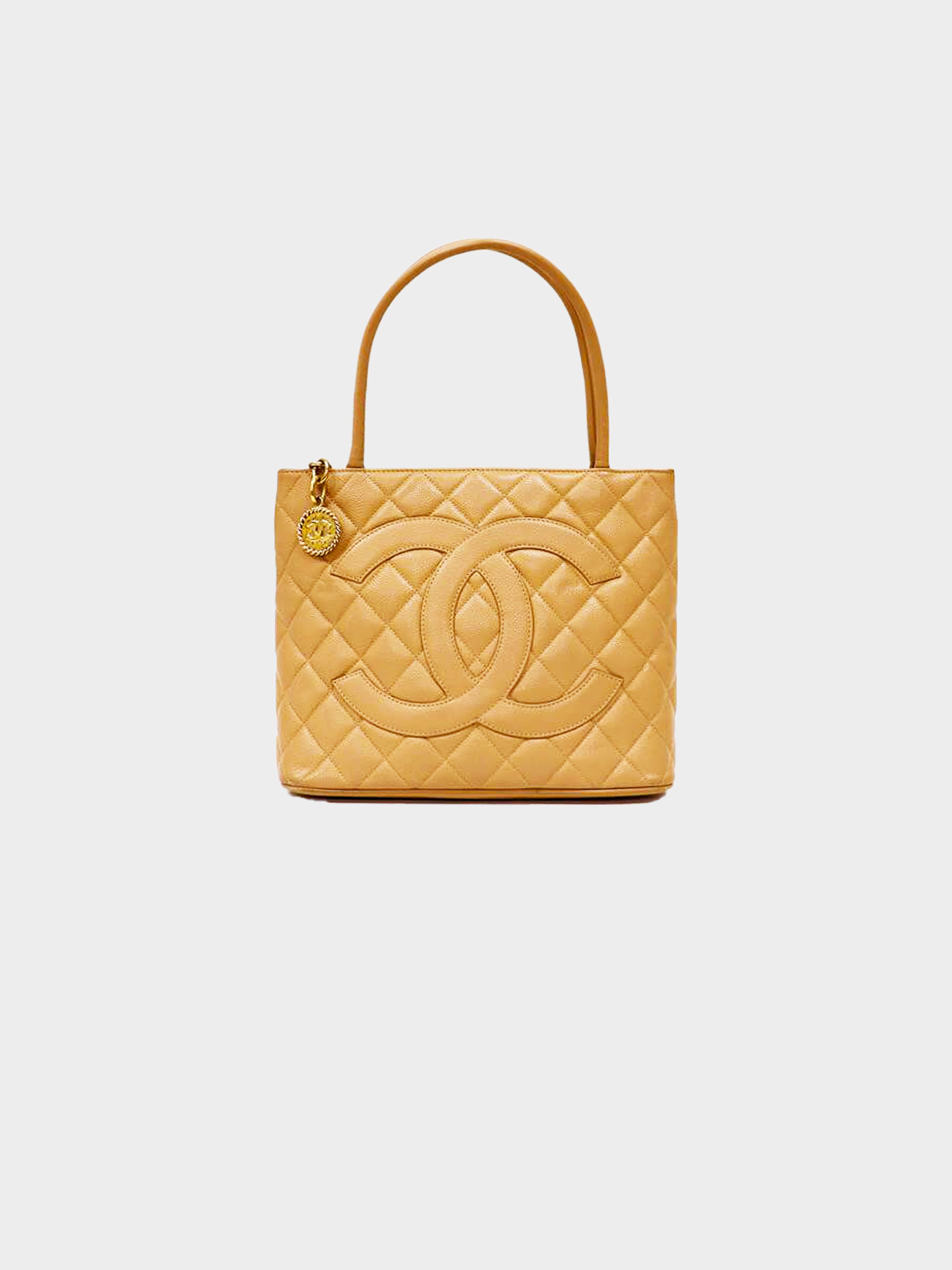 Chanel 2001-2002 COCO Caviar Skin Handbag · INTO