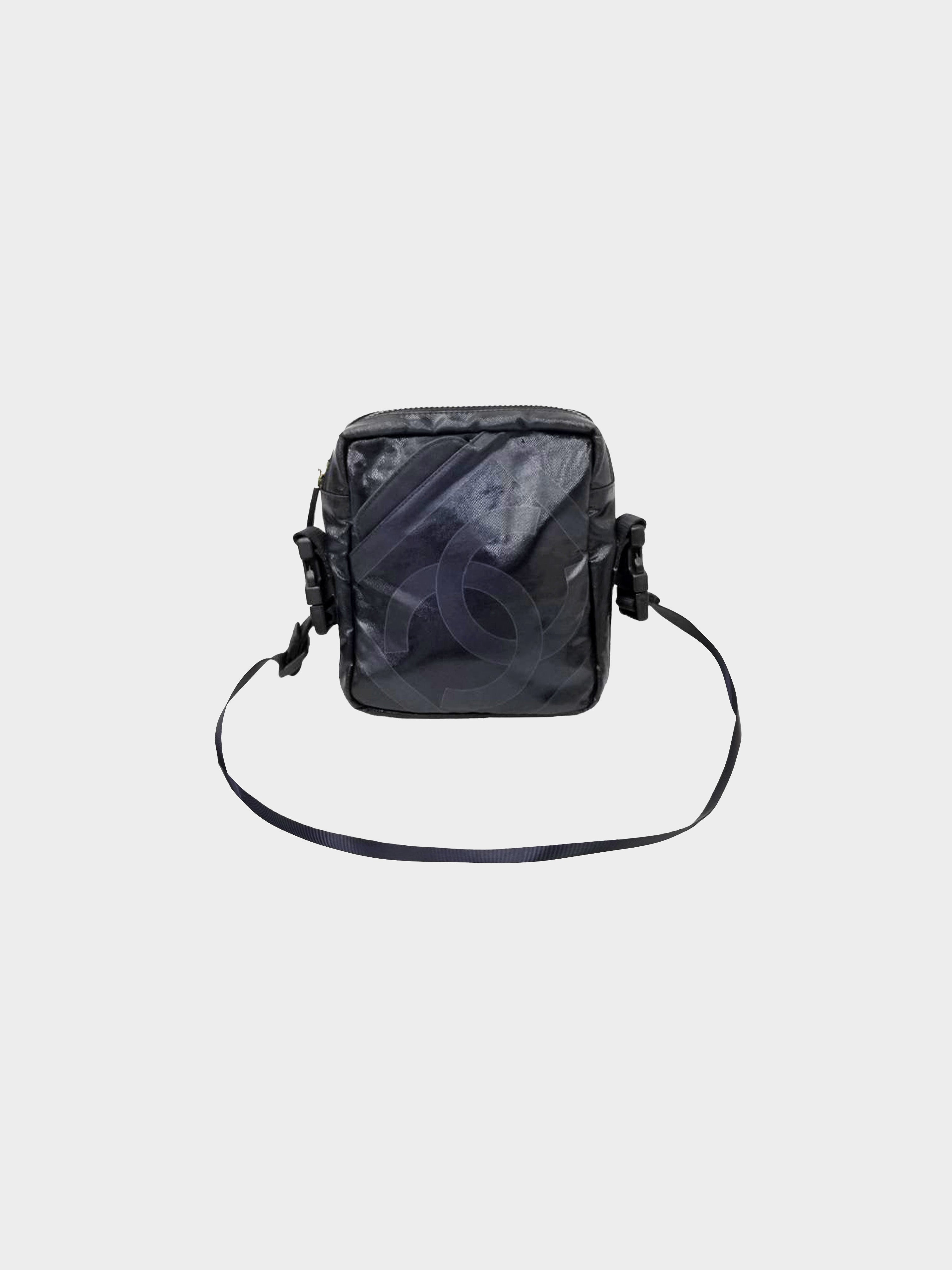 Chanel 2006-2008 Black Sports Line Crossbody Bag