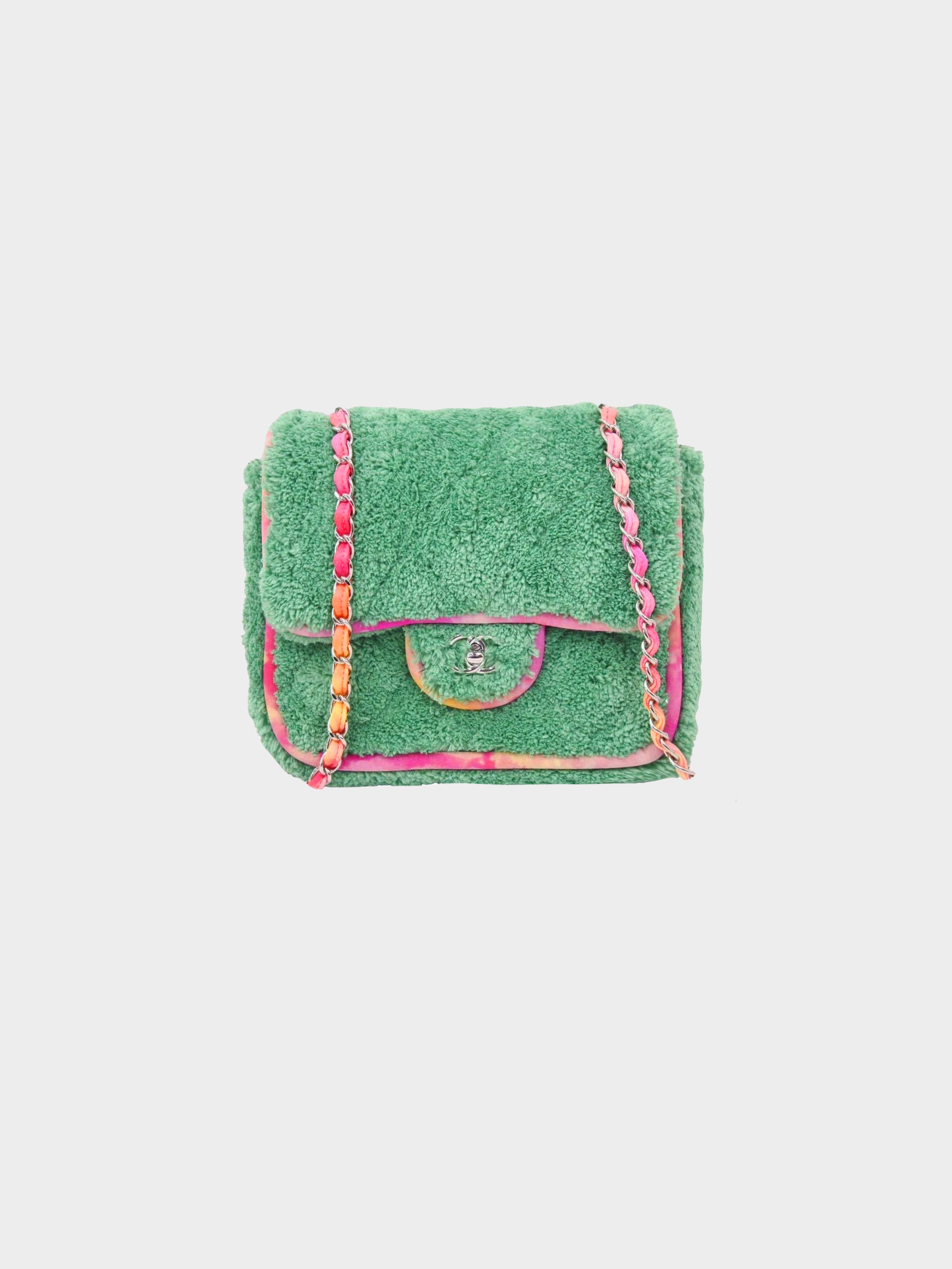 Chanel Spring 2019 By the Sea Terrycloth Flap Bag · INTO