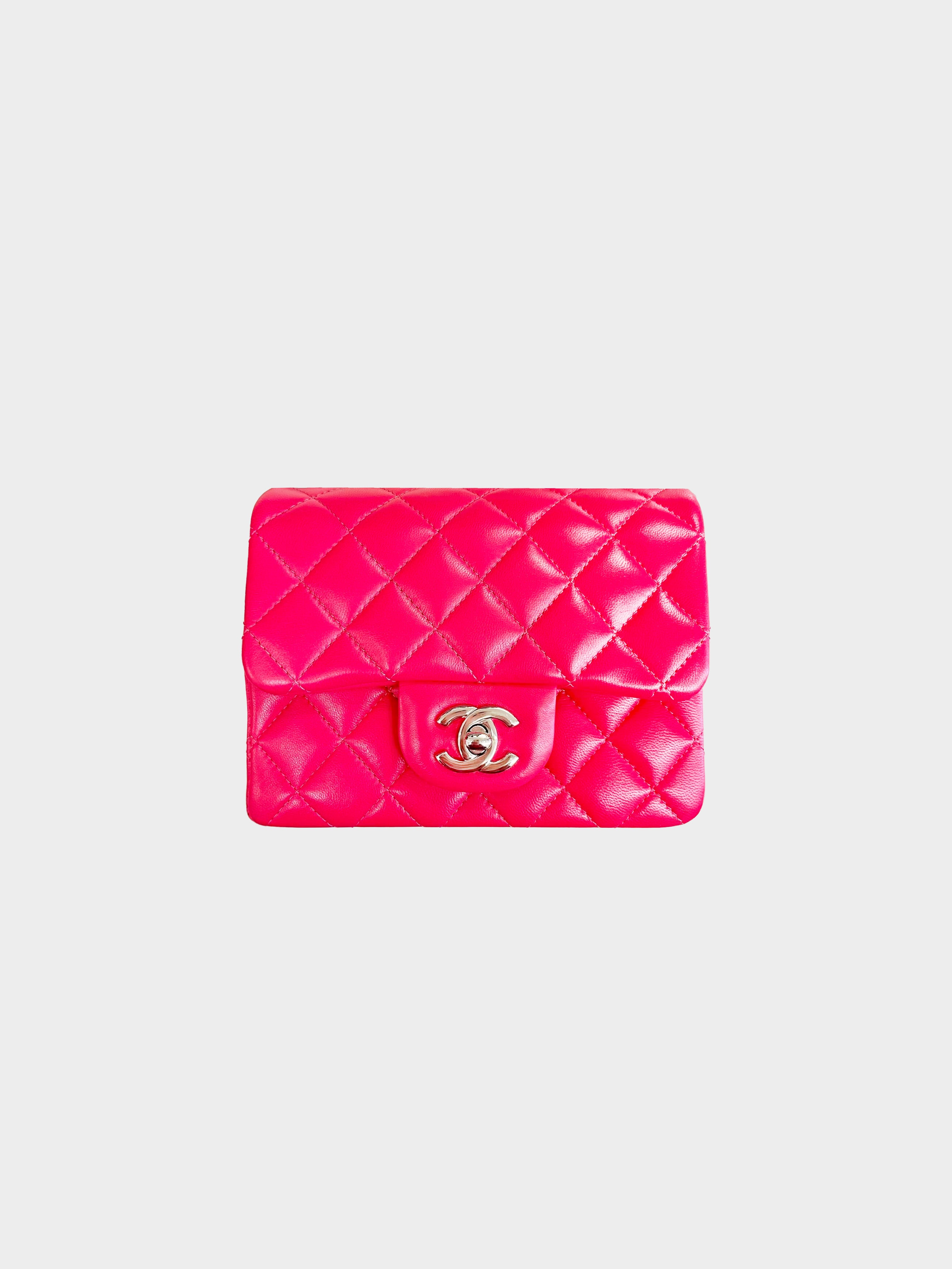 Chanel 2019 Lipstick Pink Pink Mini Flap Bag