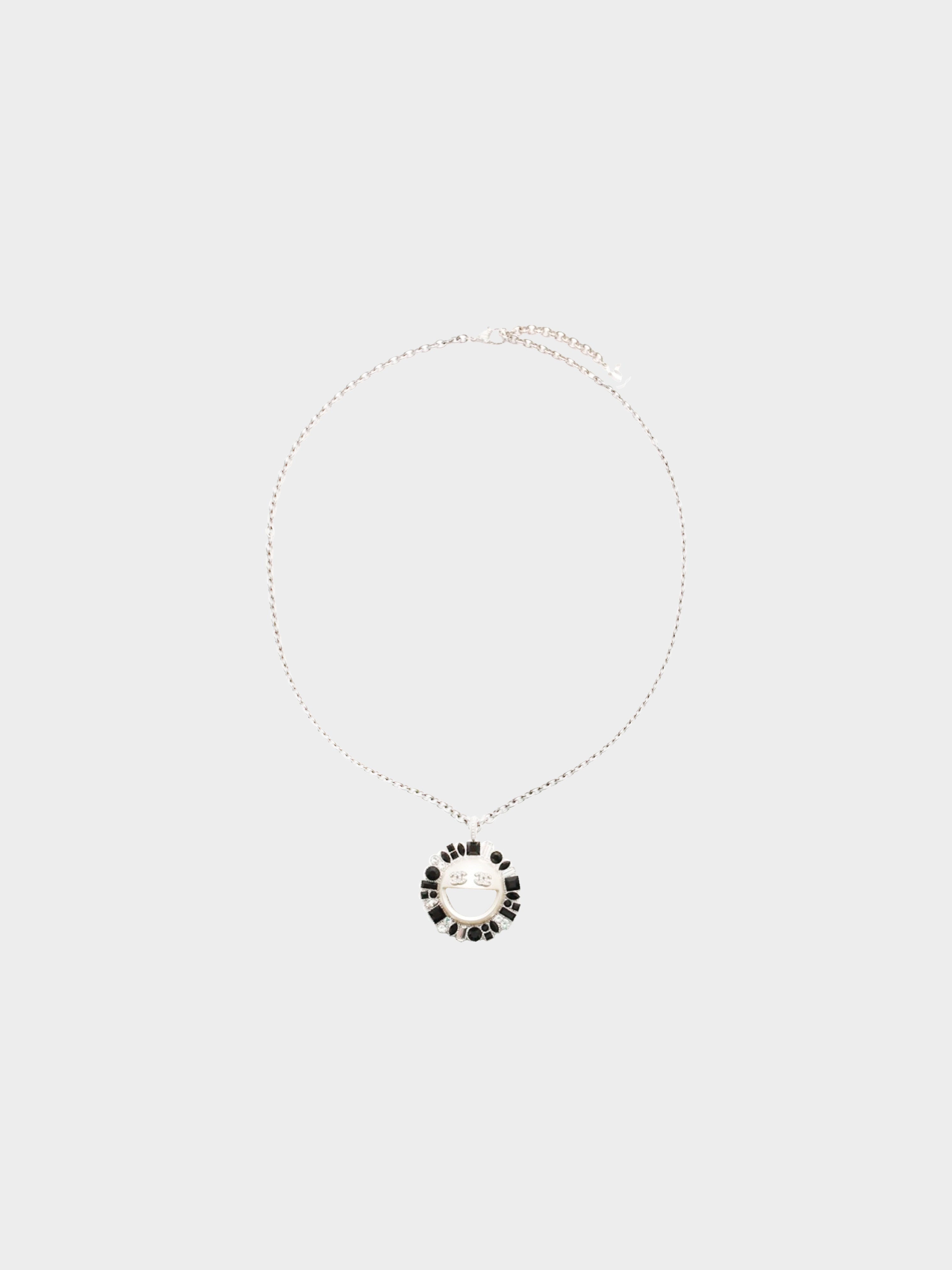 Chanel Fall 2016 Smiley Face Emoji Necklace