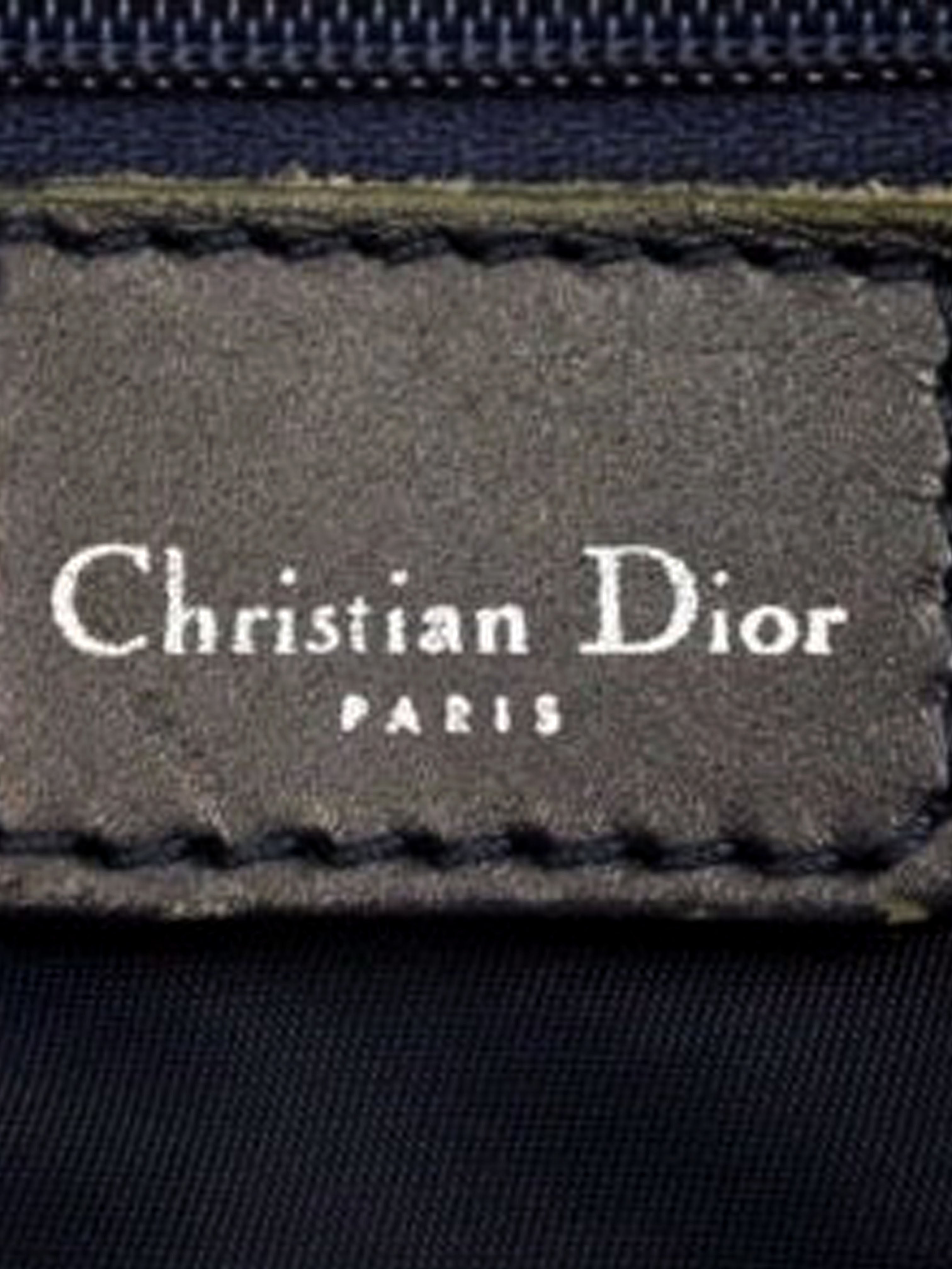 Christian Dior 2005 Navy Trotter Handbag