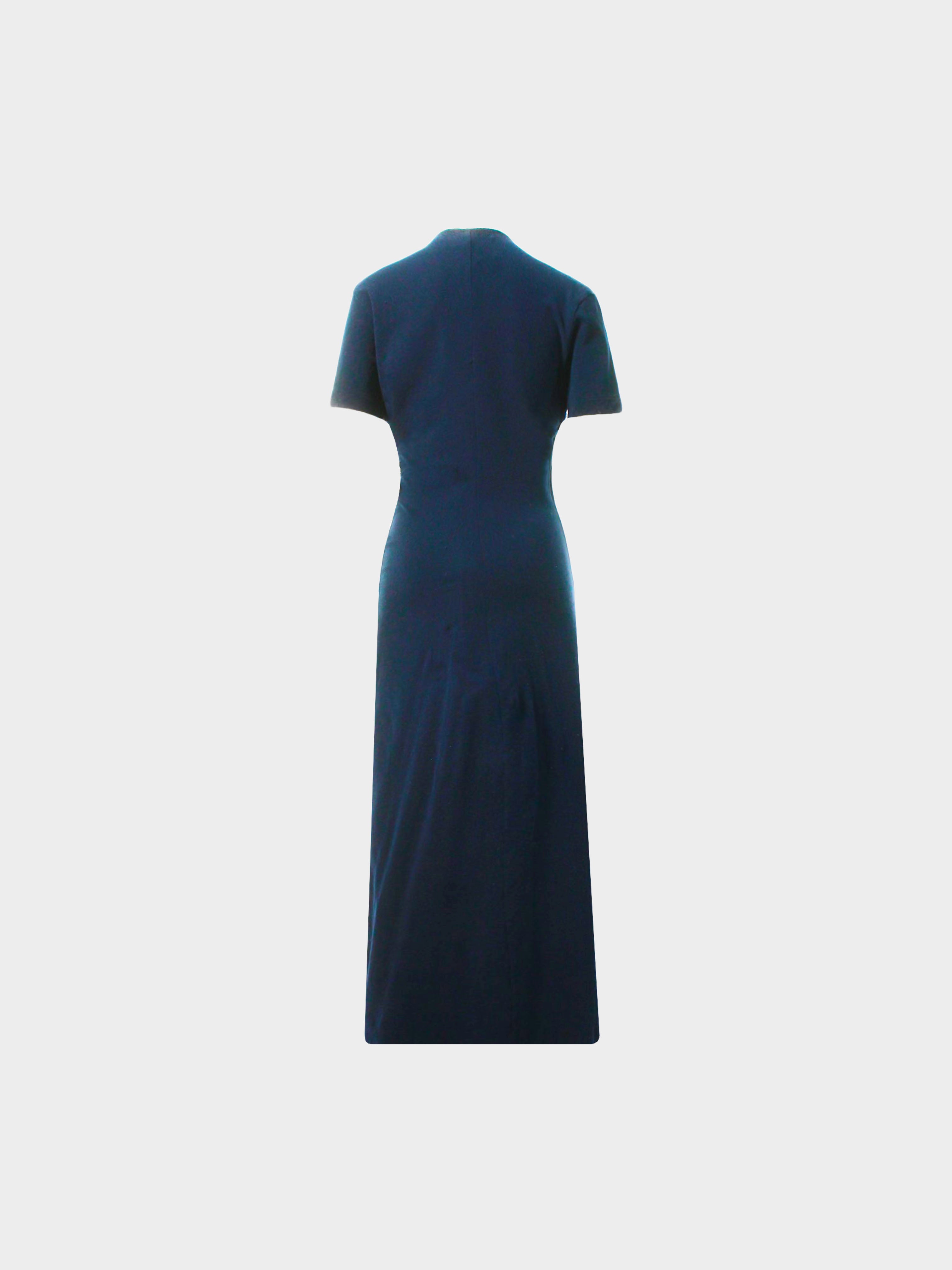 Comme des Garçons SS 1997 Navy Blue Long Dress