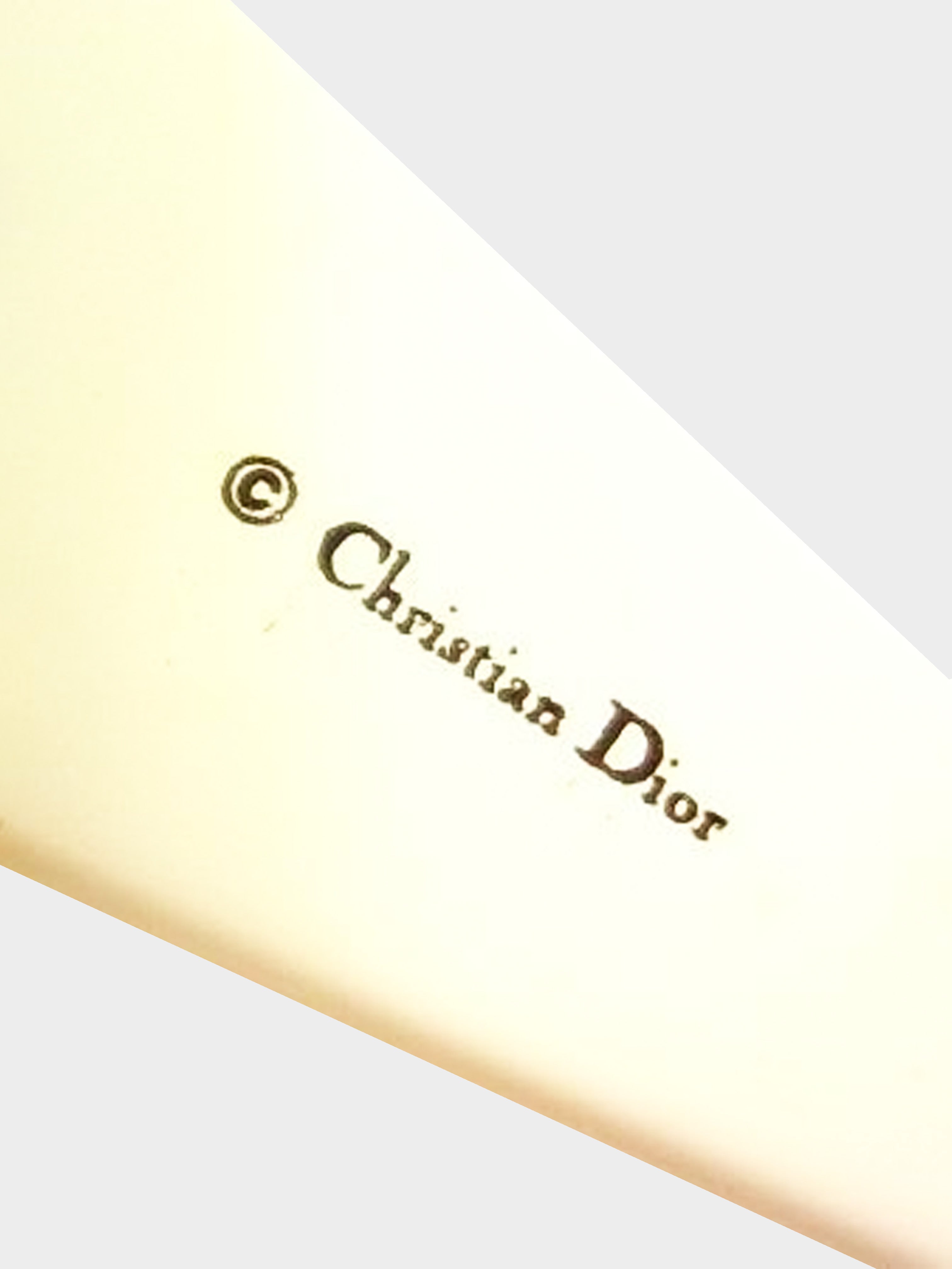 Christian Dior 1990s SS Ivory Sunglasses