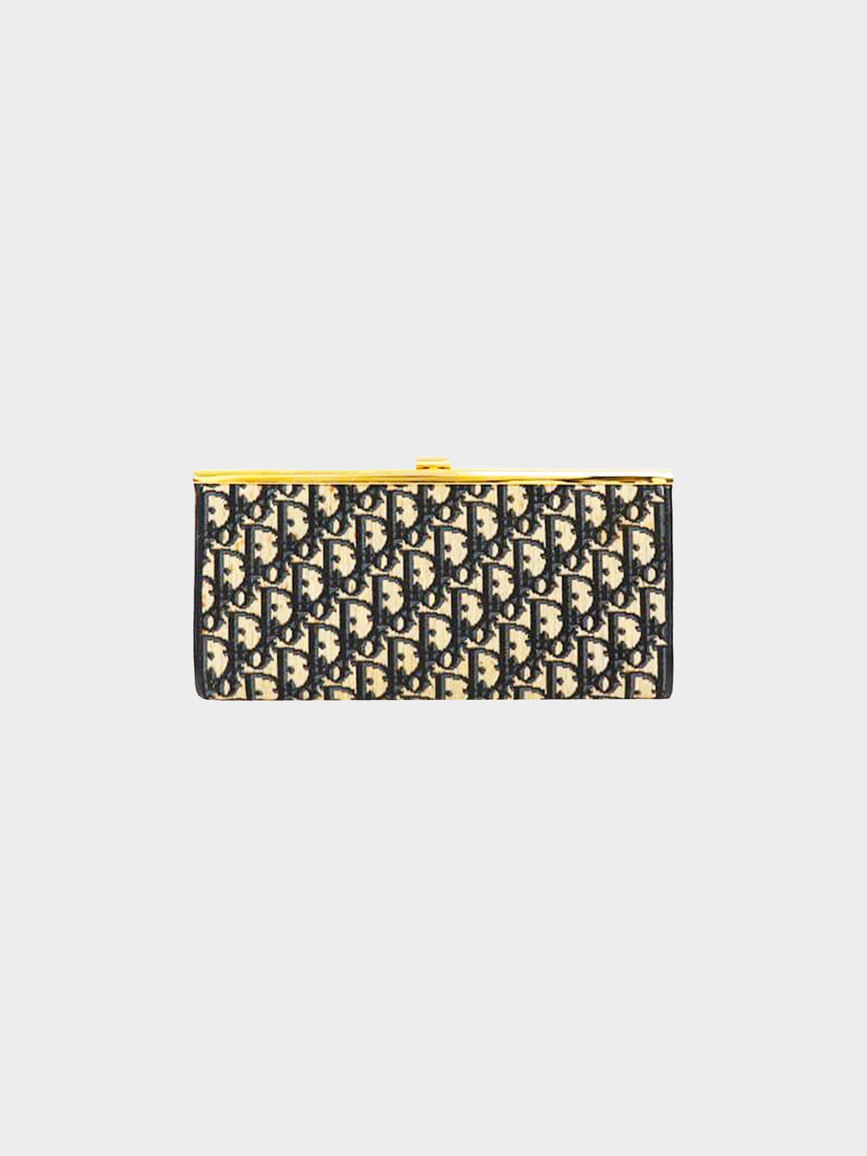 Christian Dior 1990s Trotter Print Clutch · INTO