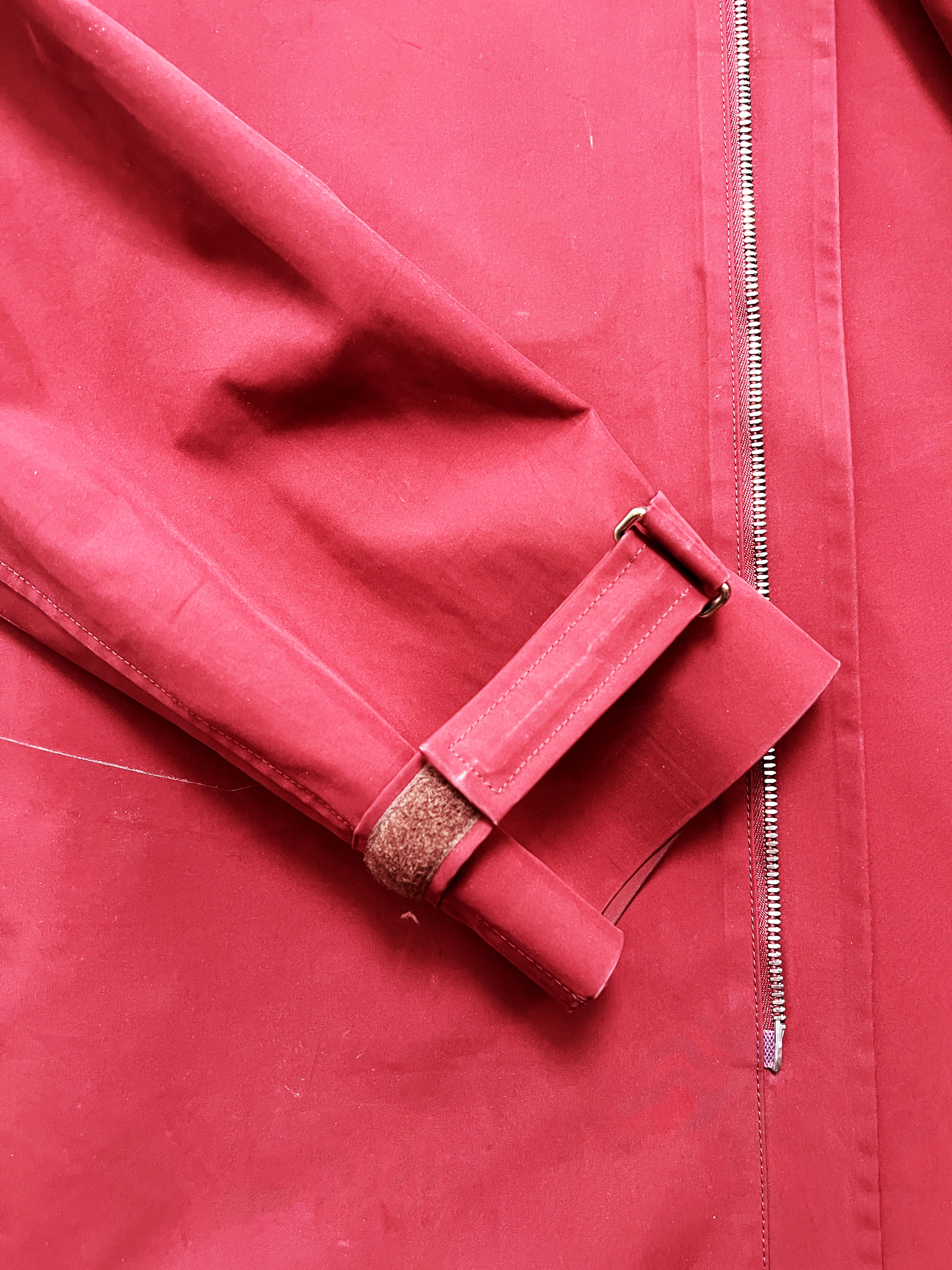 Gucci 2010s Red Hooded Windbreaker Jacket