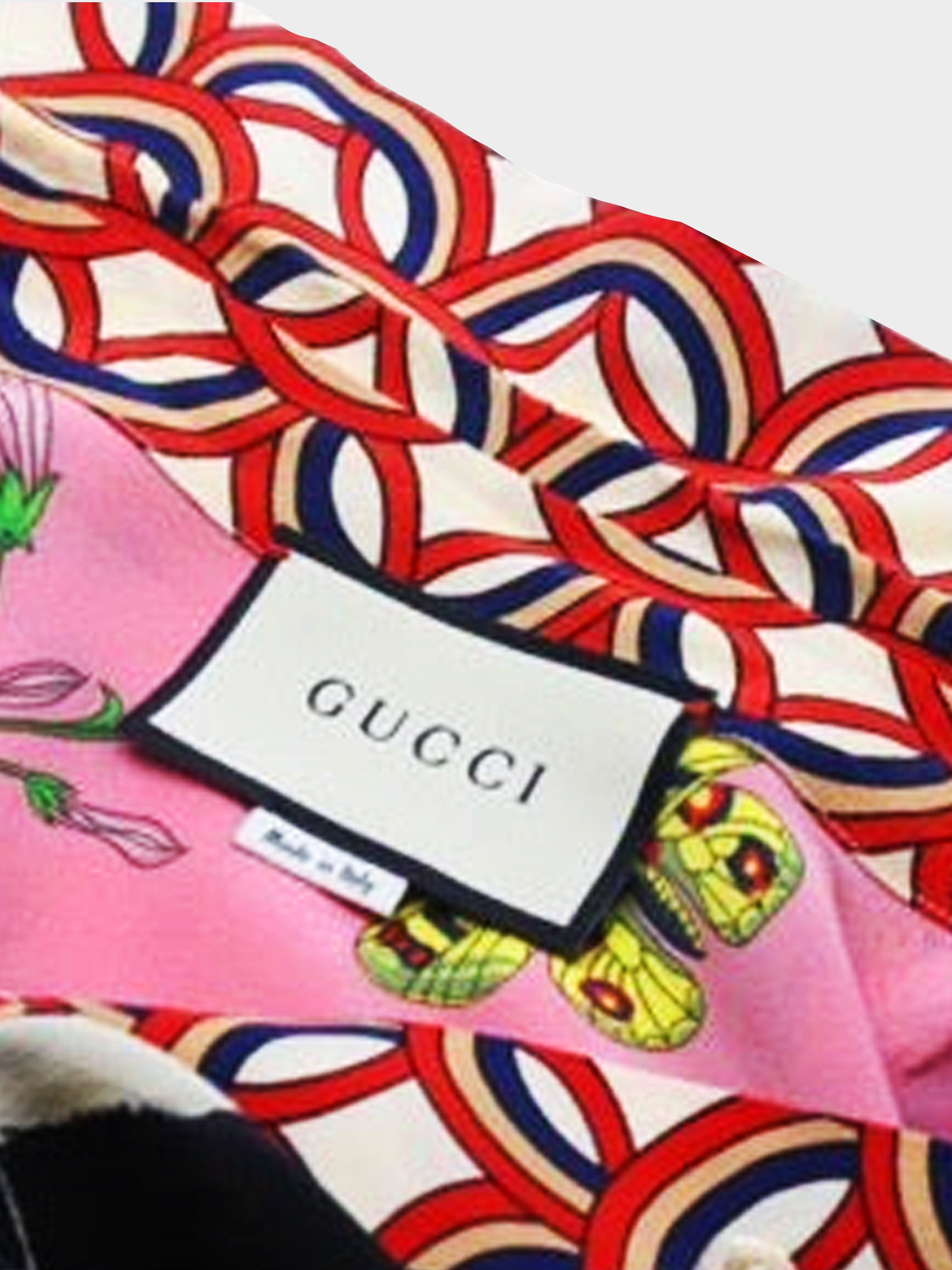 Gucci Pre-Fall 2017 Silk Tiger Print Blouse