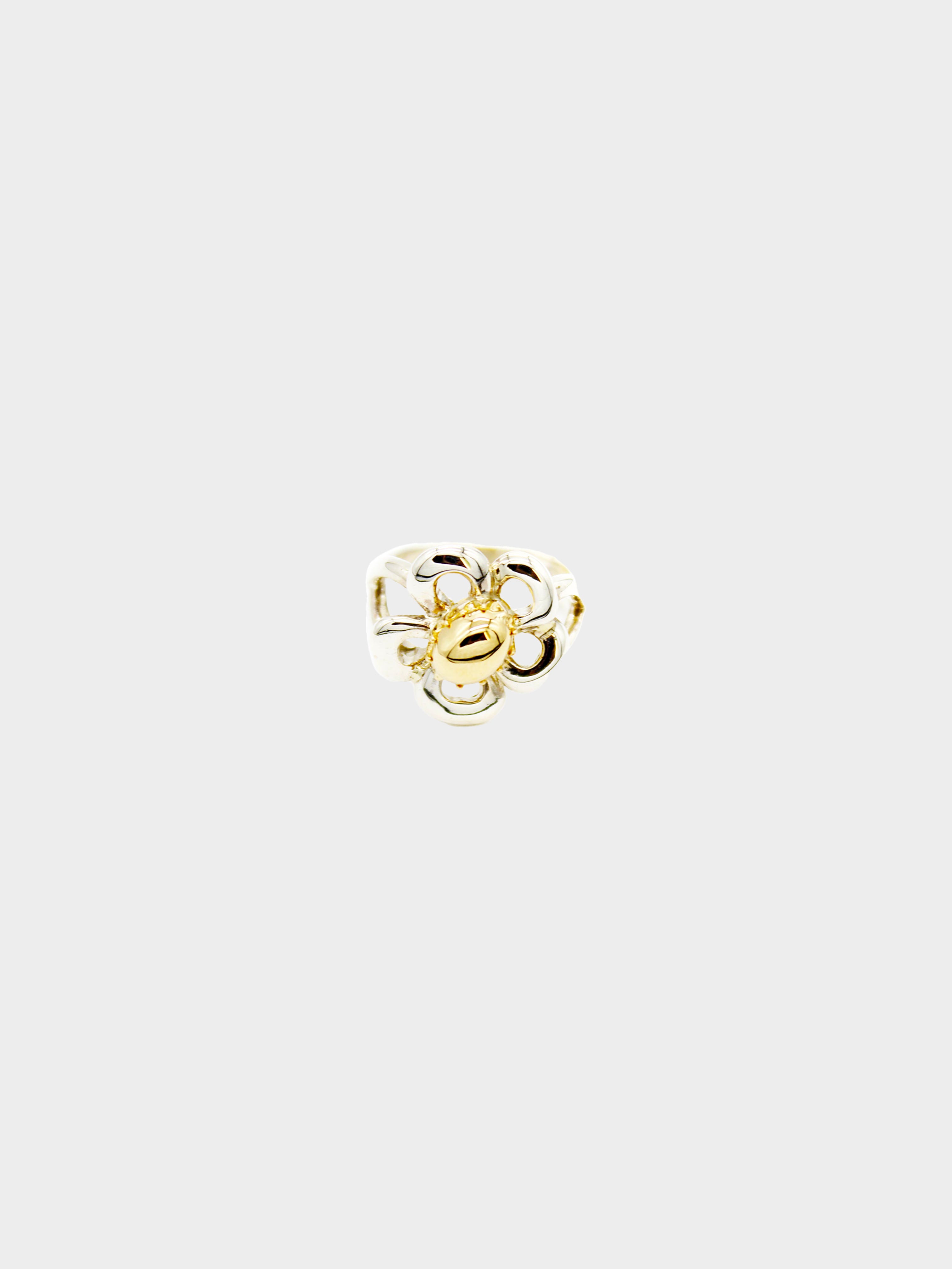 Hermès 1990s Flower Ring