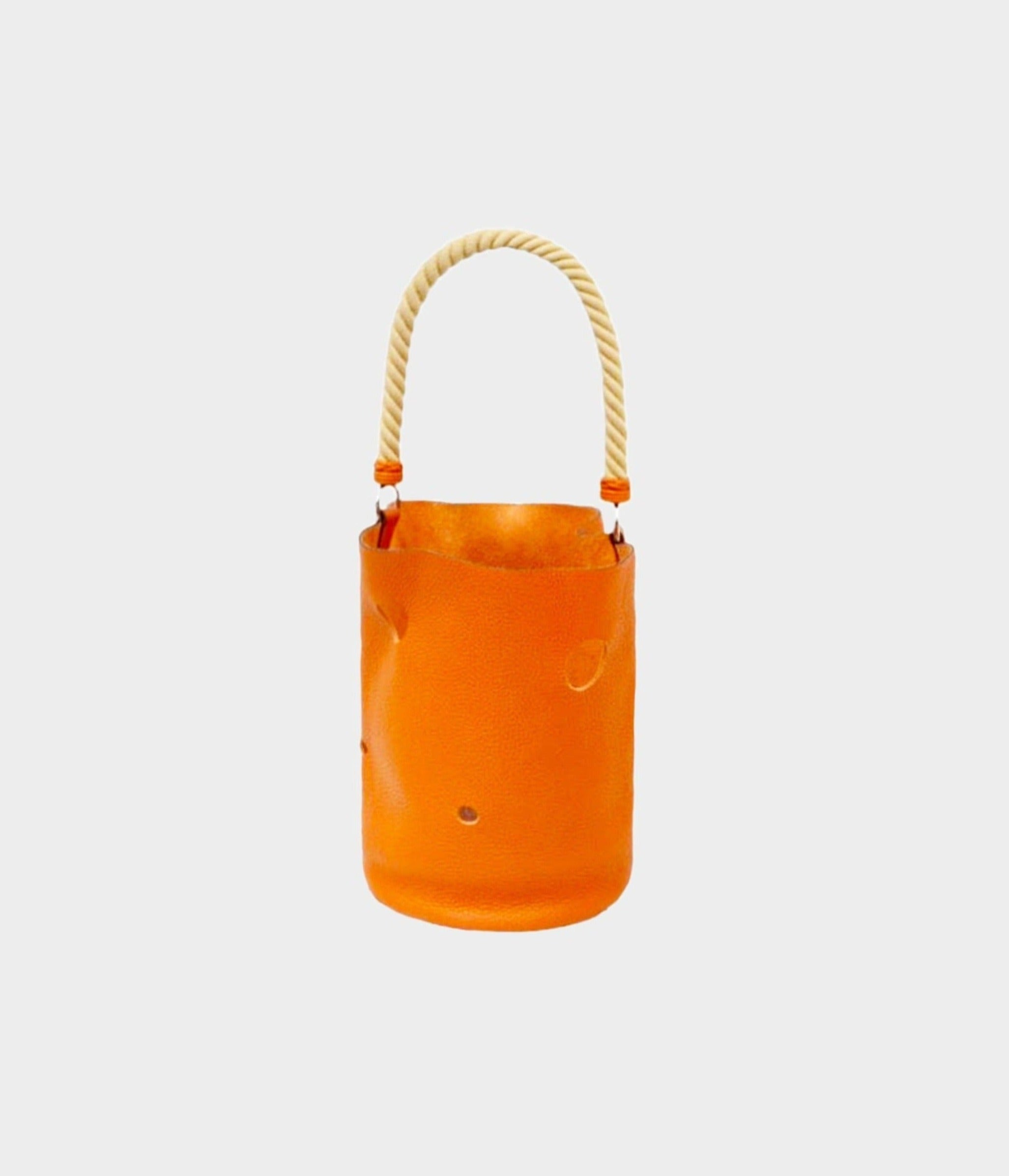Hermes 2005 Orange Clemence Mangeoire Handbag