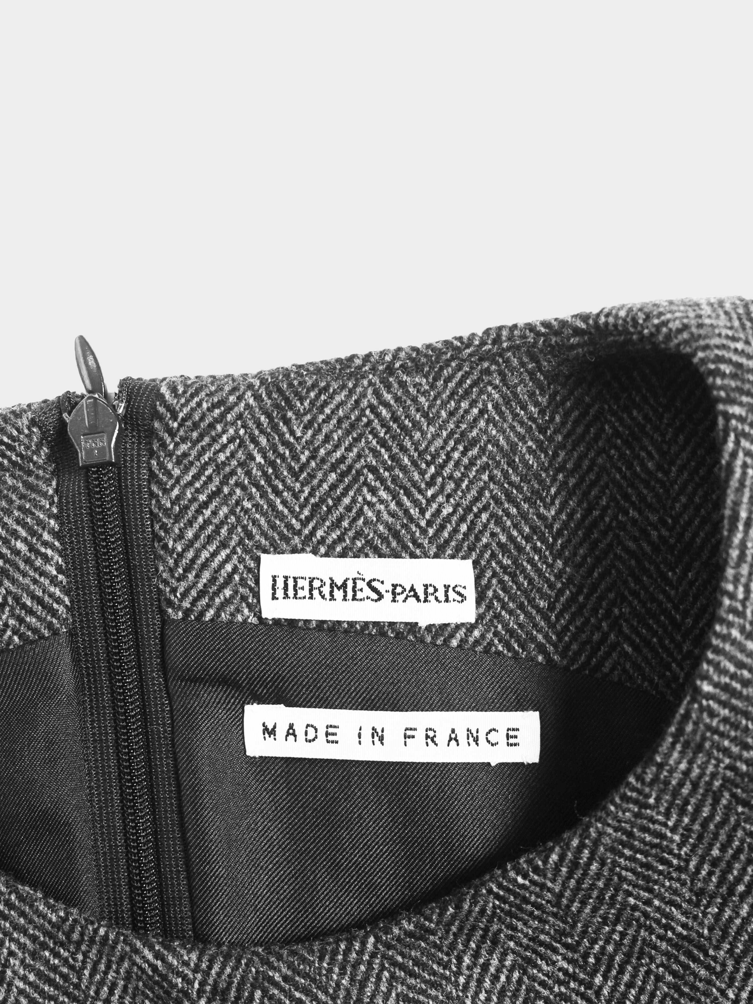 Hermès by Martin Margiela FW 2000 Midi Muscle Sleeve Dress