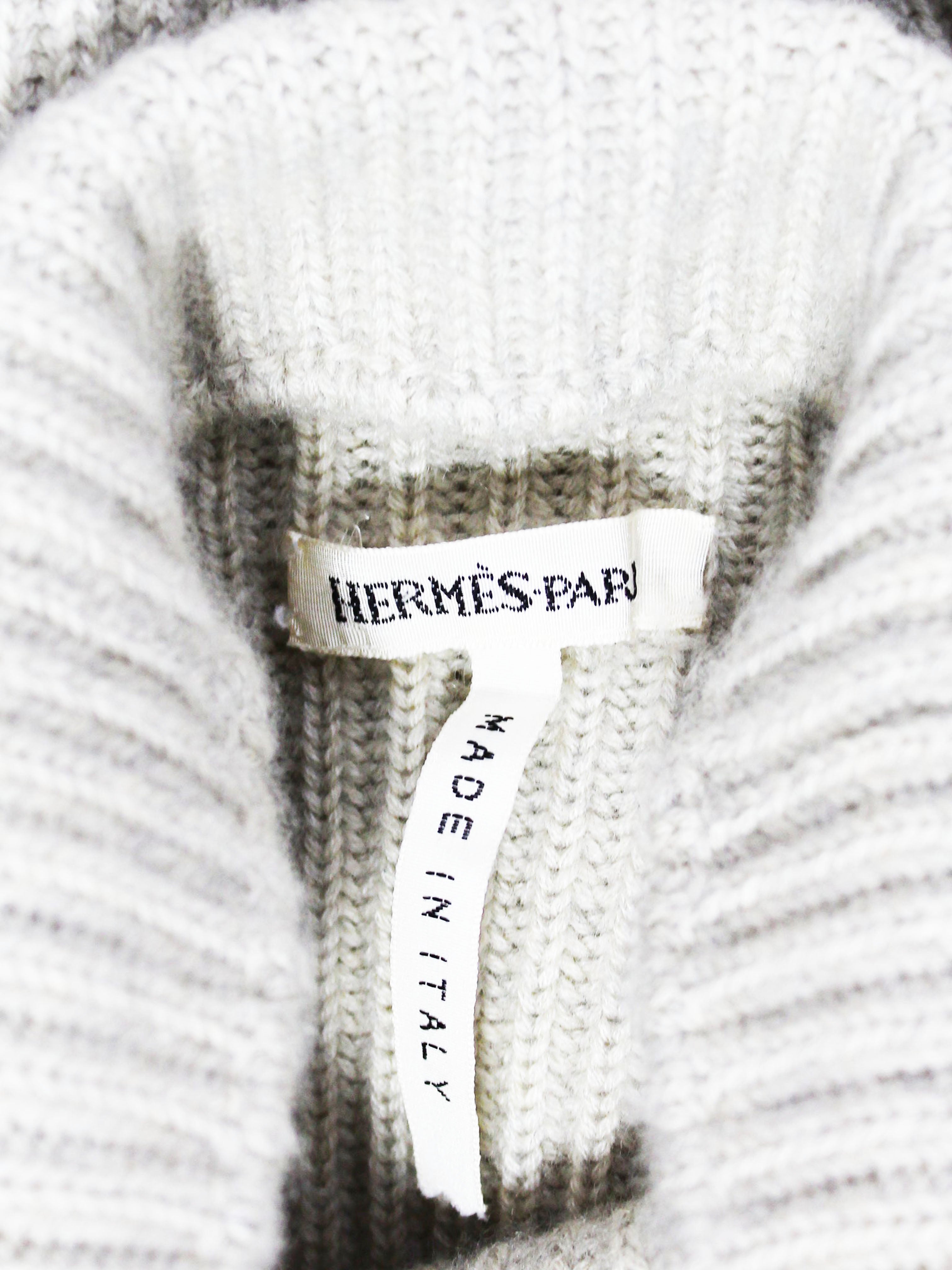 Hermès by Martin Margiela FW 2000 Turtleneck Rib Knit Sweater