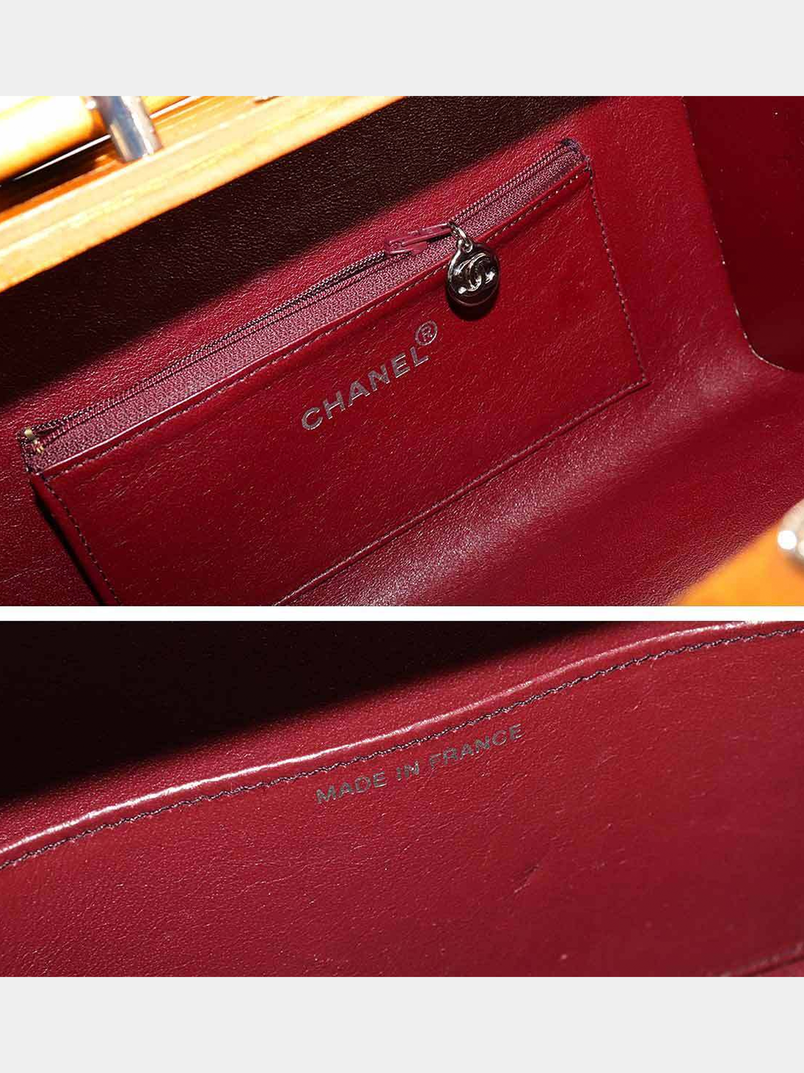 Chanel 1995 FW Wooden Box Handbag Case · INTO