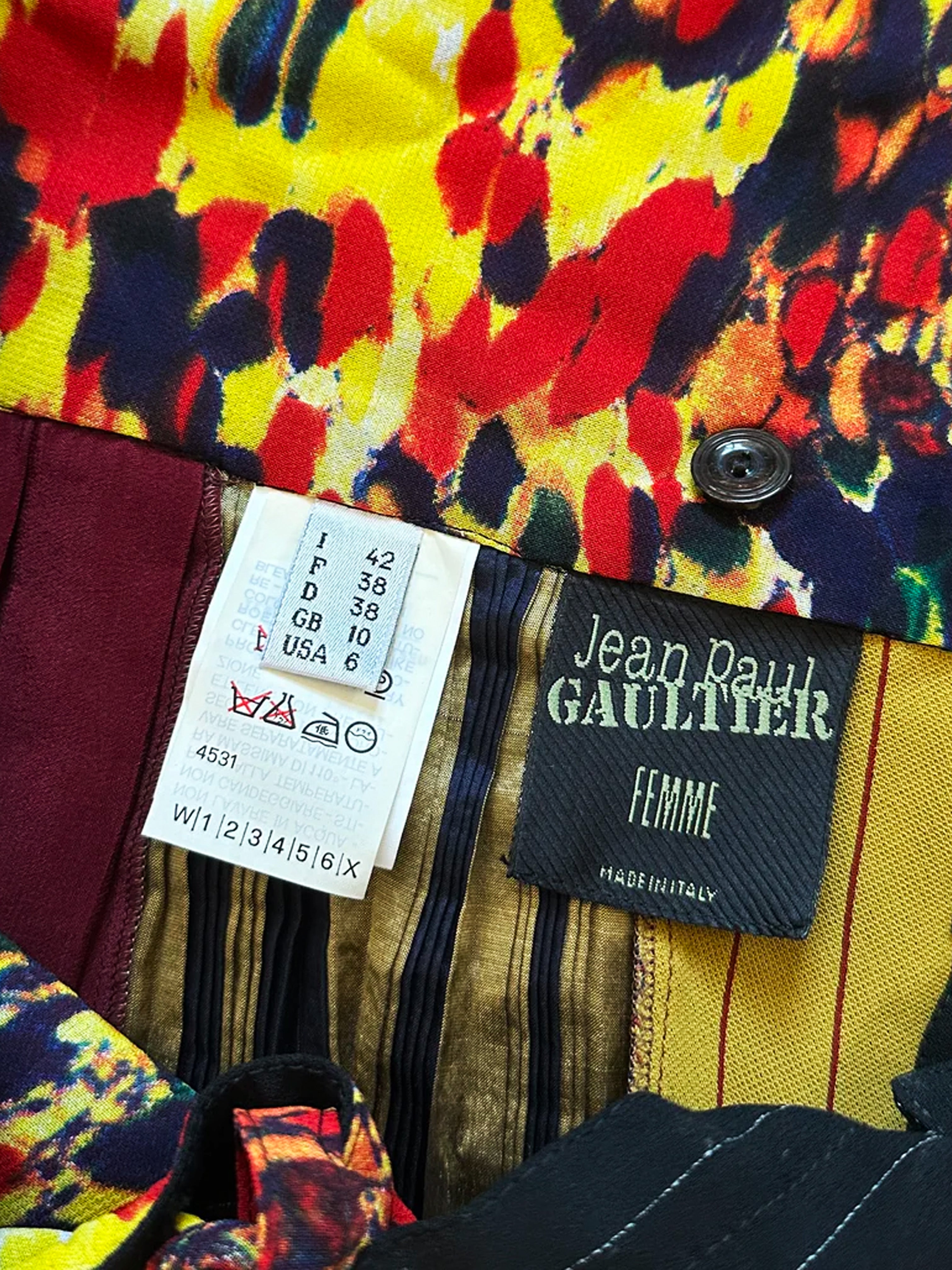 Jean Paul Gaultier 1990s Patchwork Skirt